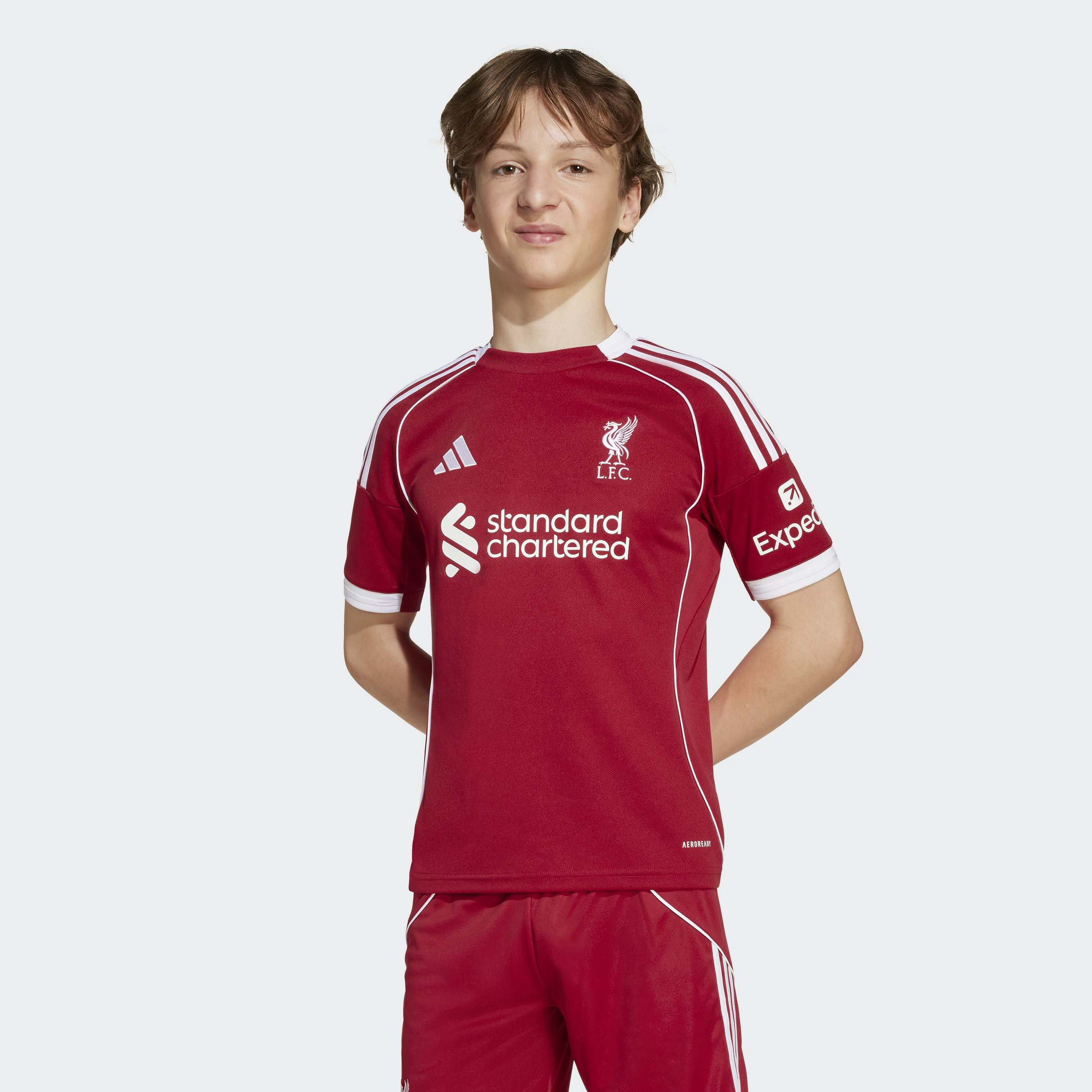 اديداس - قميص ليفربول للأطفال بأكمام قصيرة-sports-boys-clothing-tops-image-3