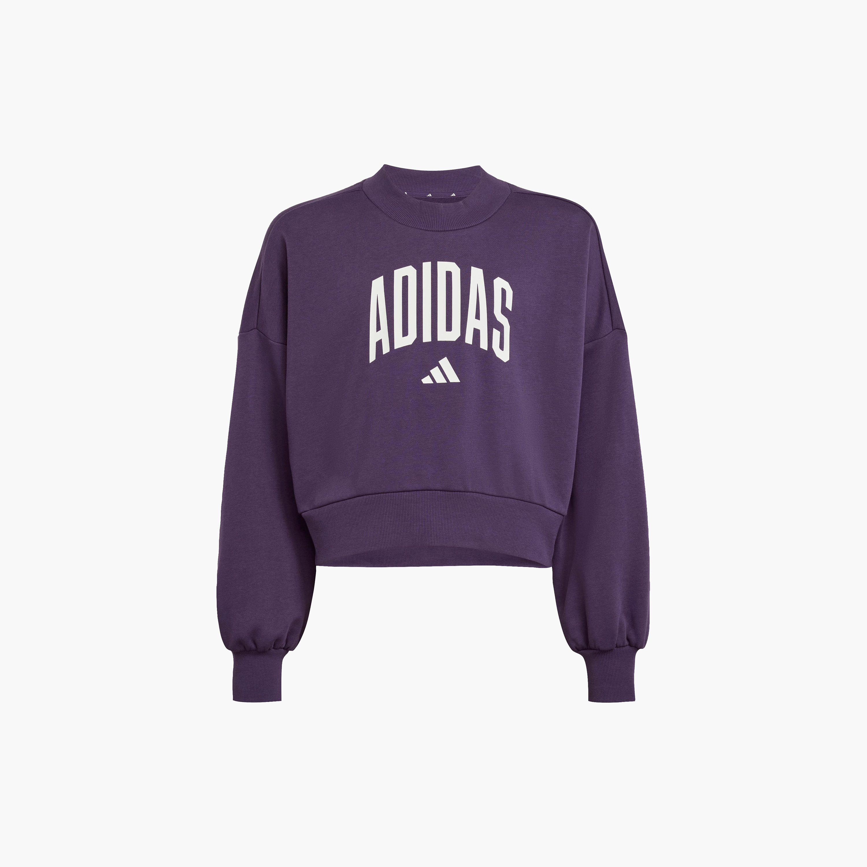 adidas Girls Crew Neck Sweatshirt with Logo Print - Long Sleeves-girls-clothing-sweatshirts-image-6