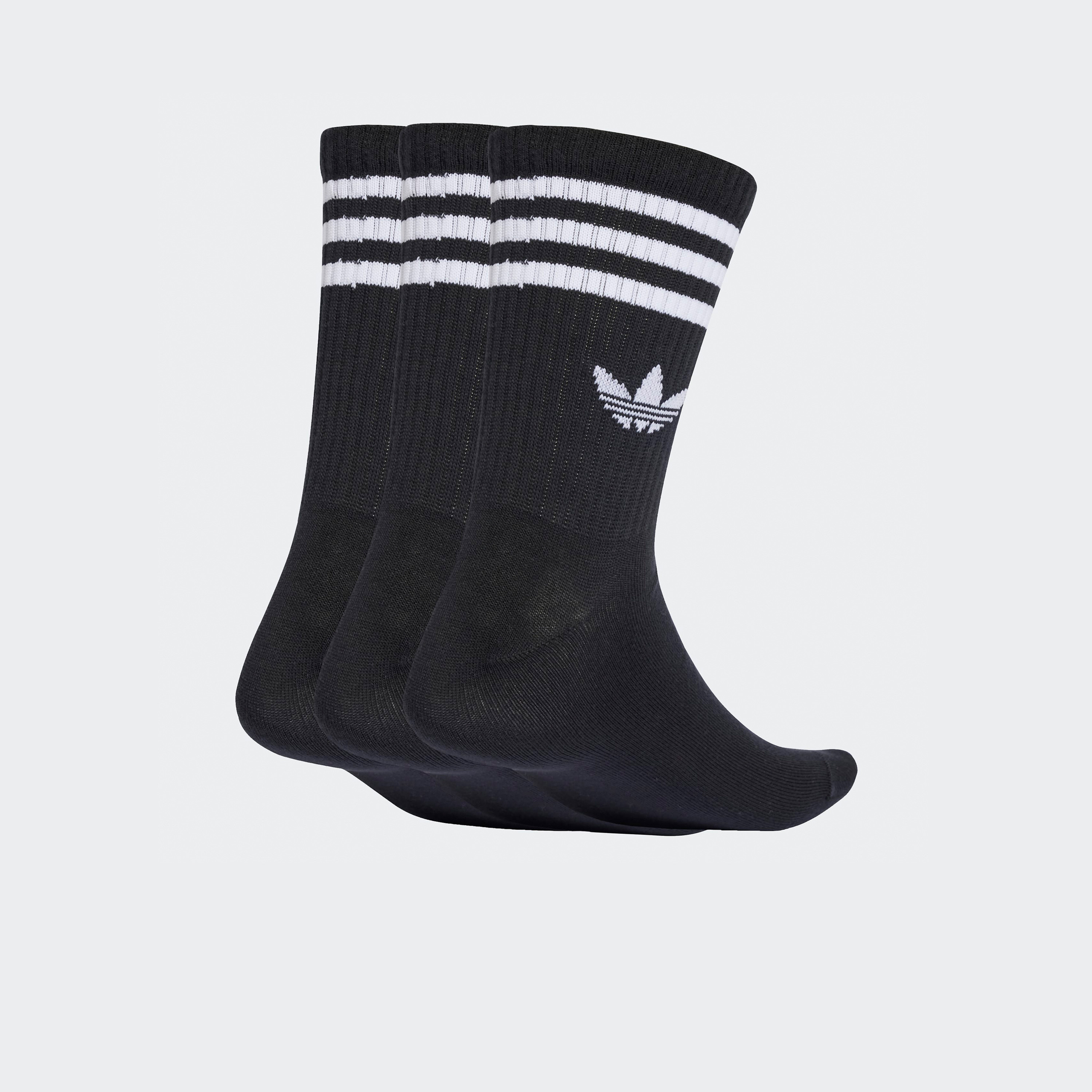طقم جوارب من 3 أزواج بطول ربلة الساق للرجال من أديداس-men-socks-image-2