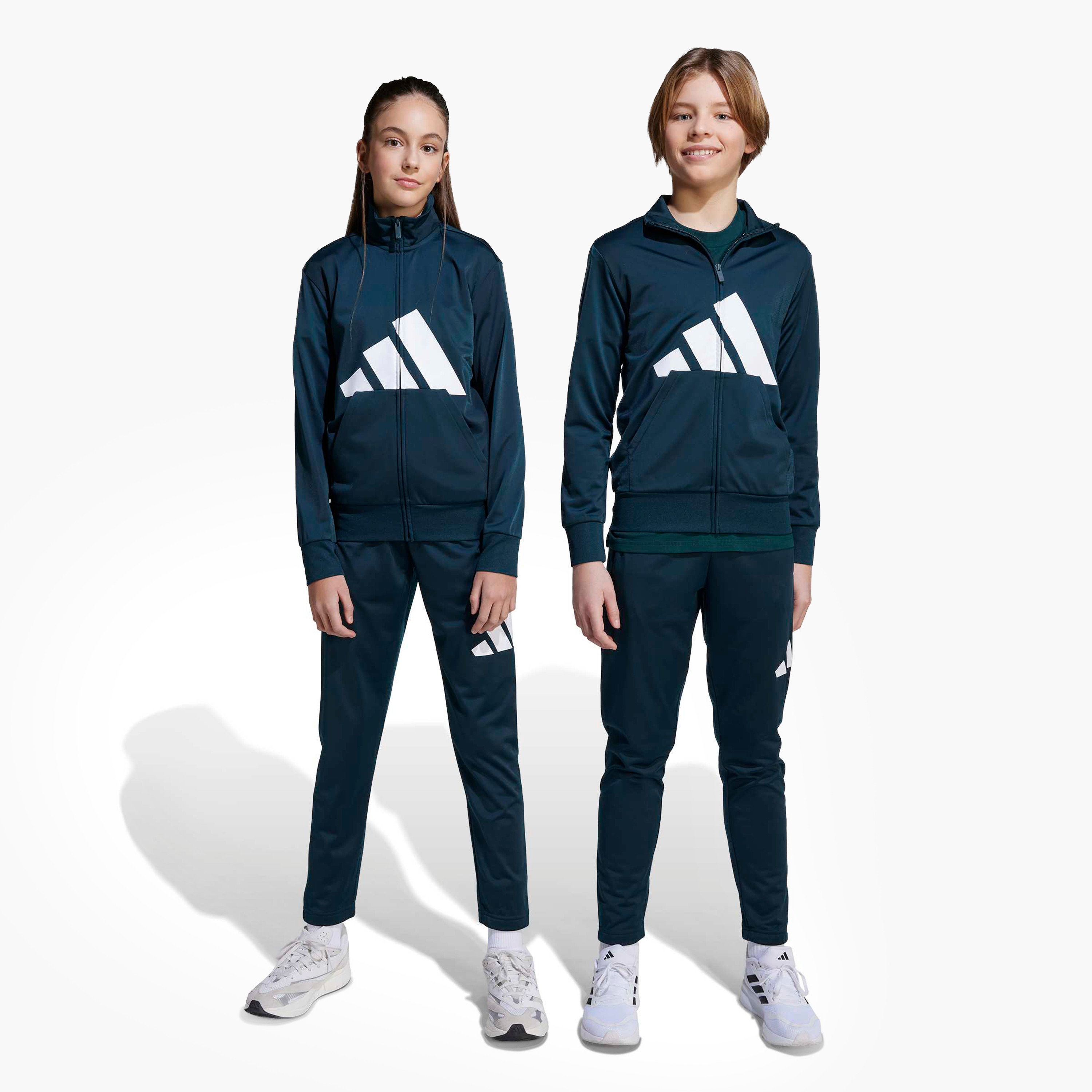 adidas Boys Jacket and Joggers Set with Pockets - Long Sleeves - High Neck-boys-clothing-sportswear-sets-image-10