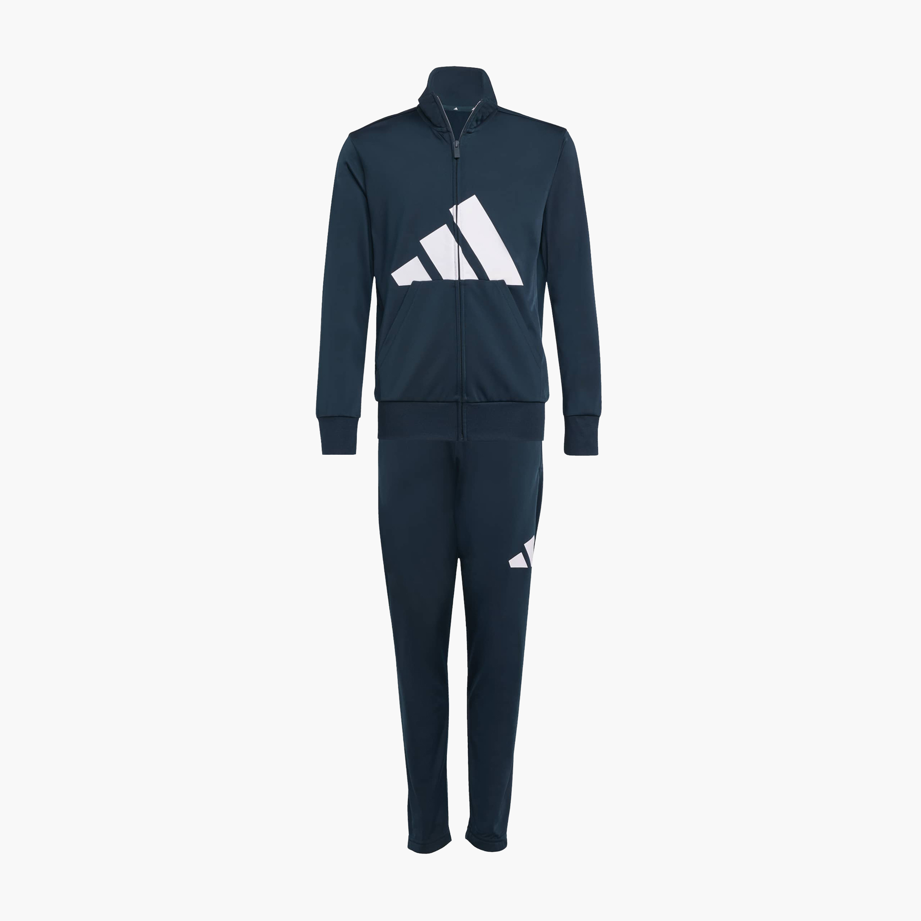 adidas Boys Jacket and Joggers Set with Pockets - Long Sleeves - High Neck-boys-clothing-sportswear-sets-image-7