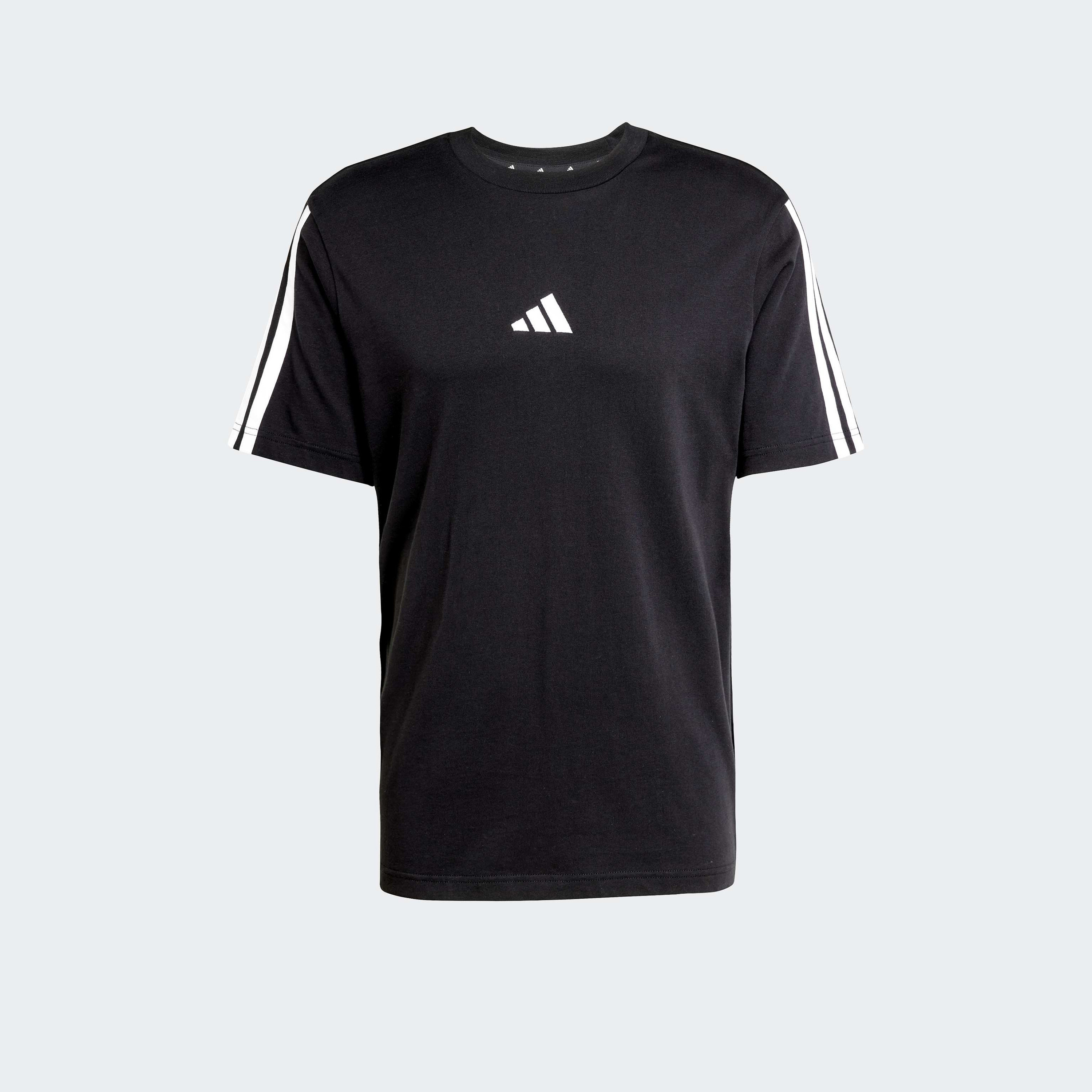 اديداس - تيشيرت رجالي أساسي بثلاثة خطوط قماش جيرسي مفرد بأكمام قصيرة-men-clothing-sportswearandactivewear-tshirtsandpolos-image-5