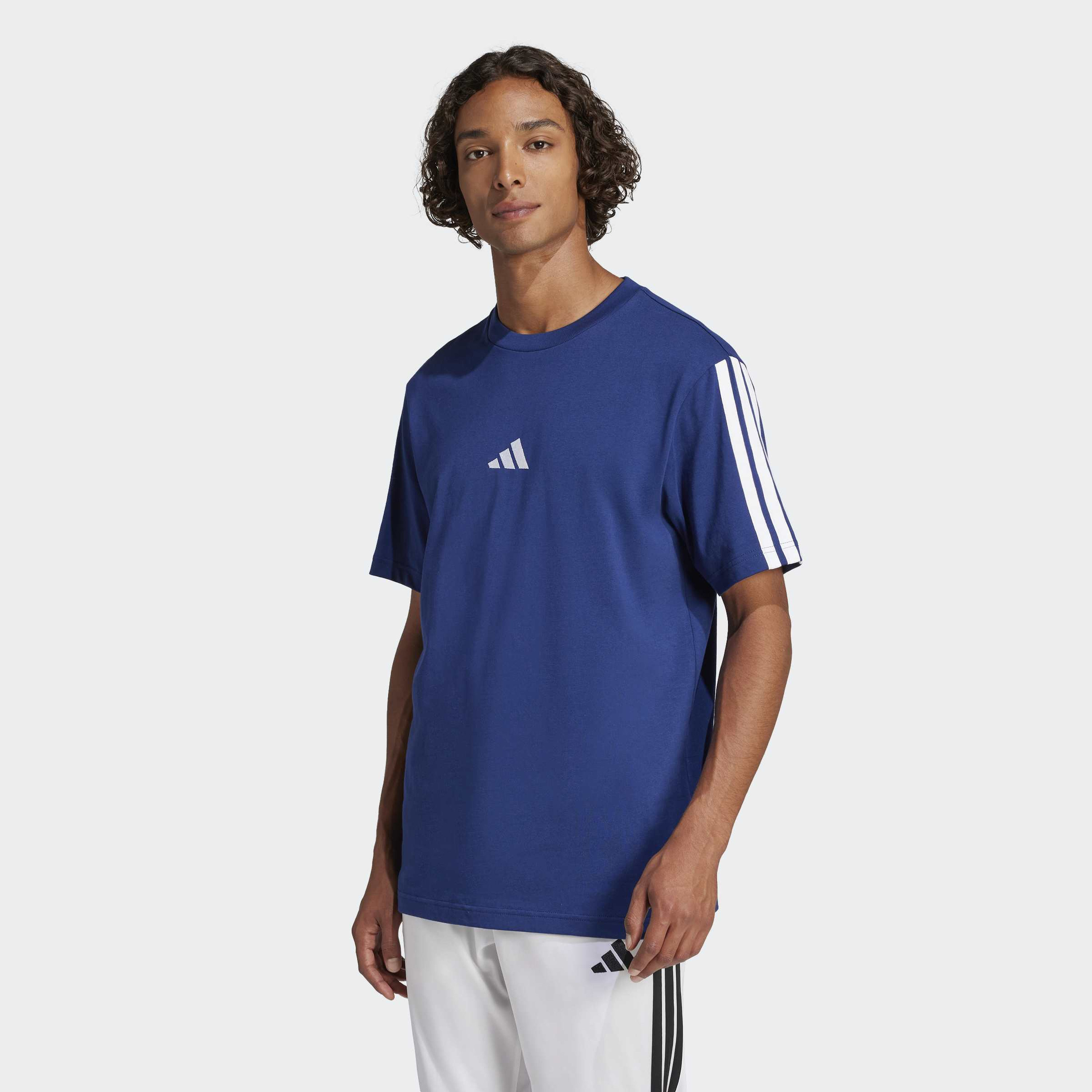 adidas Men Essentials 3-Stripes Single Jersey-men-clothing-sportswearandactivewear-tshirtsandpolos-image-1