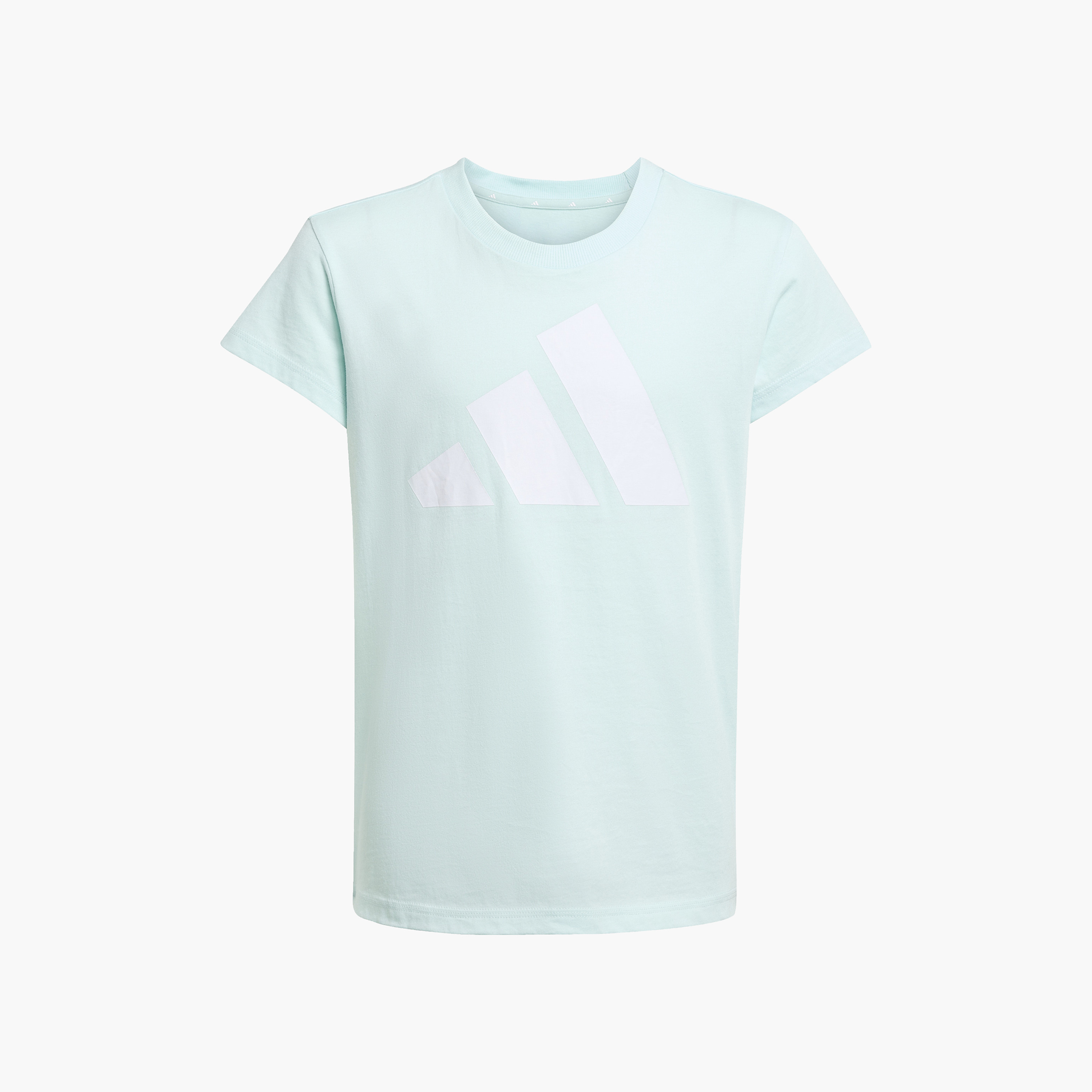 adidas Girls T-shirt with Logo Print - Cotton - Short Sleeves-sports-girls-clothing-tops-image-6