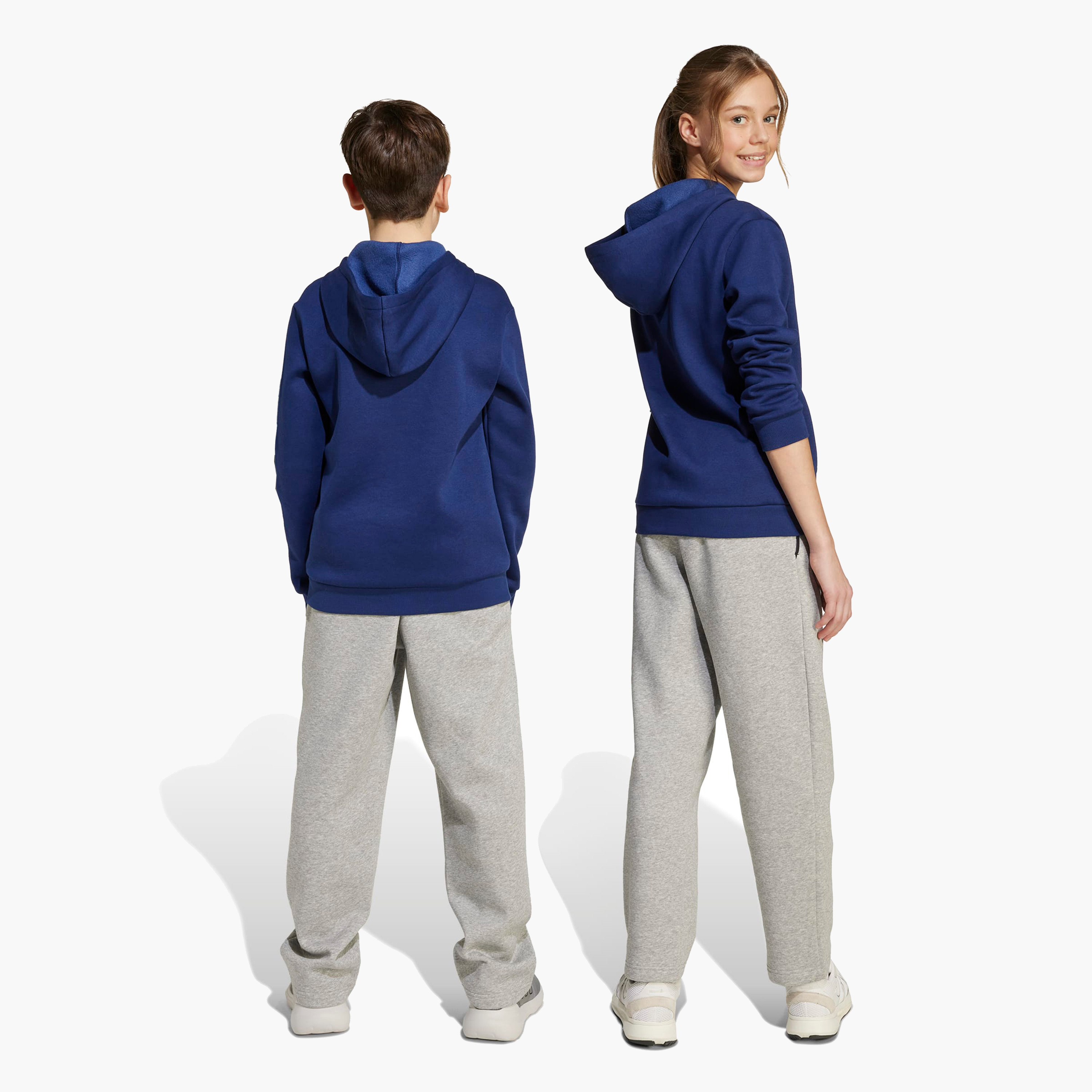 adidas Boys Track Pants with Logo Print - Elasticated Drawstring-boys-clothing-bottoms-joggersandtrackpants-image-6
