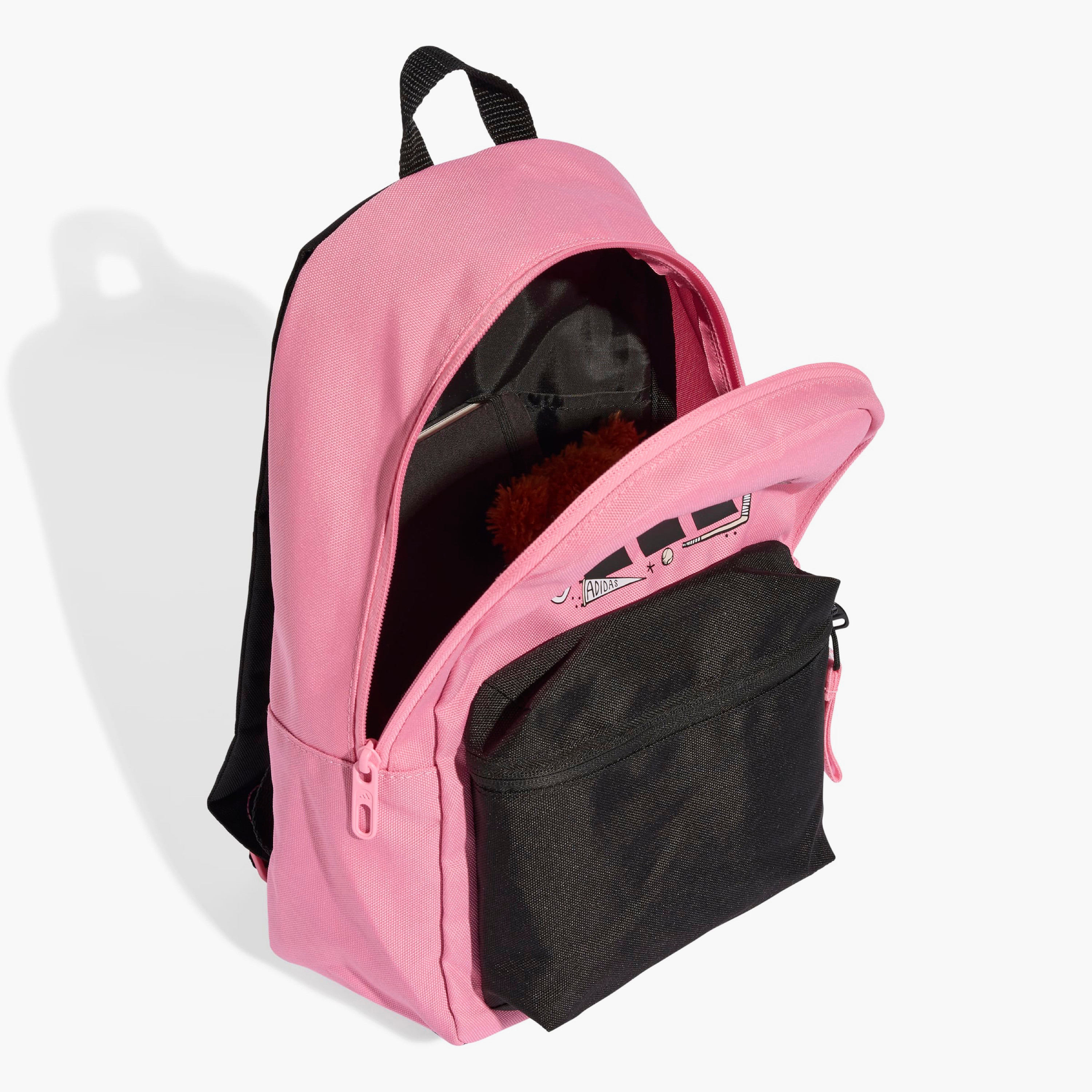 adidas Doodle Print School Backpack with Adjustable Shoulder Straps and Zip Closure-school-bagsandbackpacks-backpacks-image-3