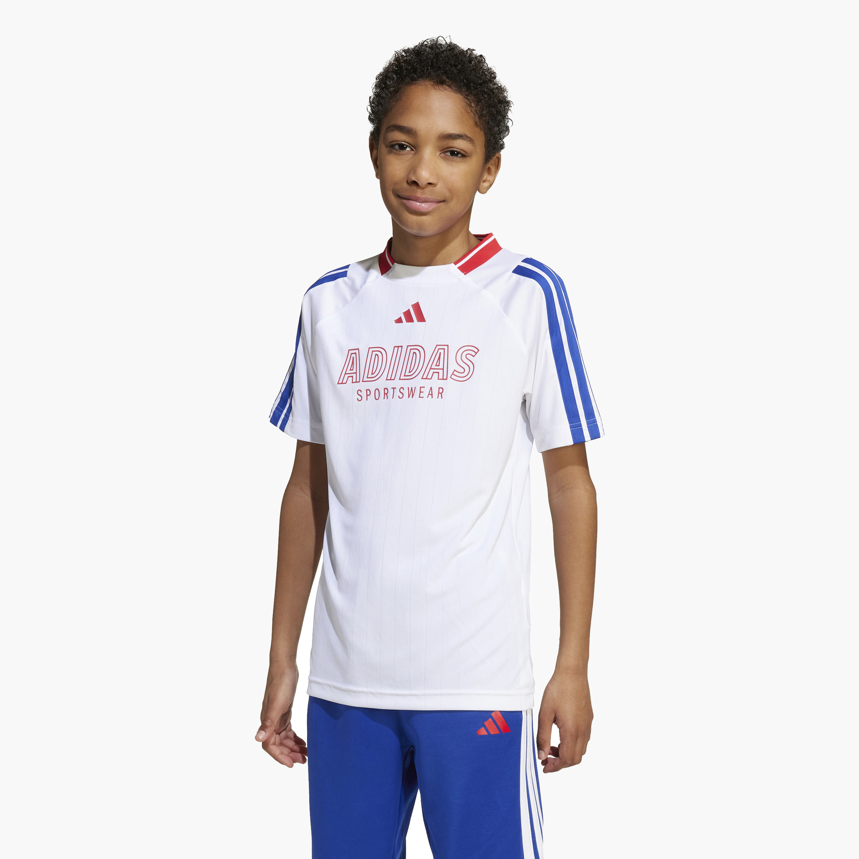 adidas Boys Crew Neck T-shirt with Logo Print - Short Sleeves-boys-clothing-sportswear-tops-image-8