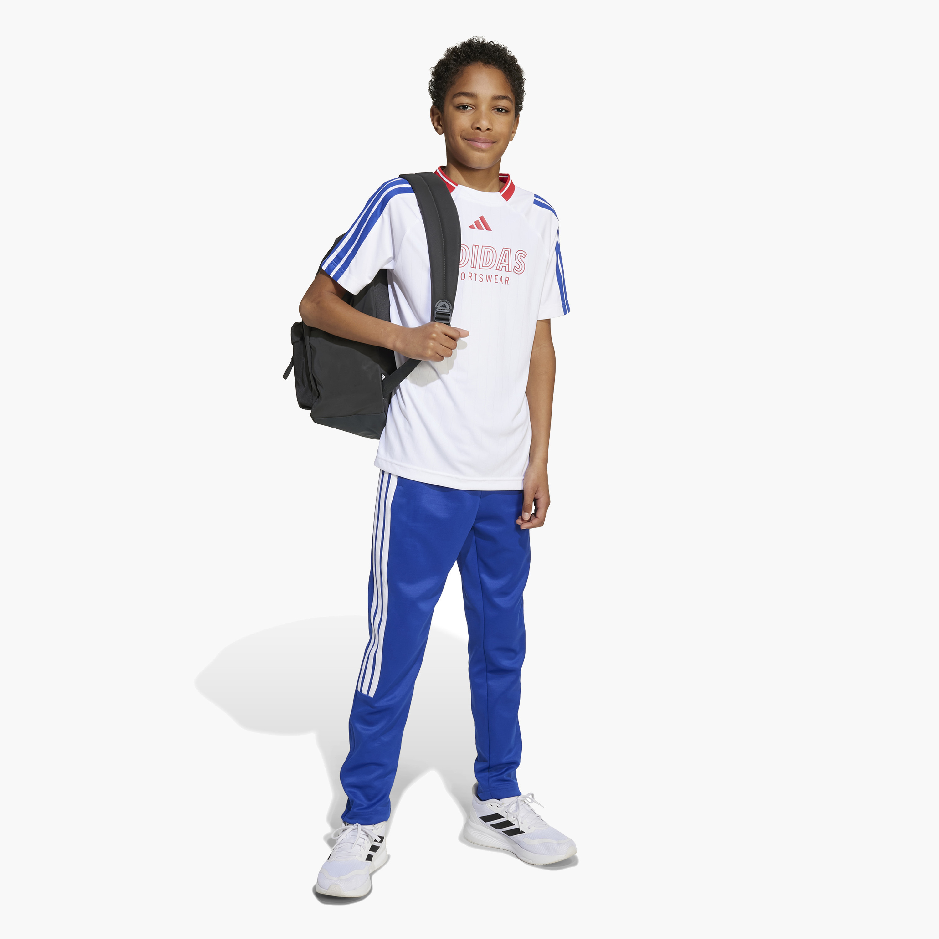 adidas Boys Crew Neck T-shirt with Logo Print - Short Sleeves-boys-clothing-sportswear-tops-image-6