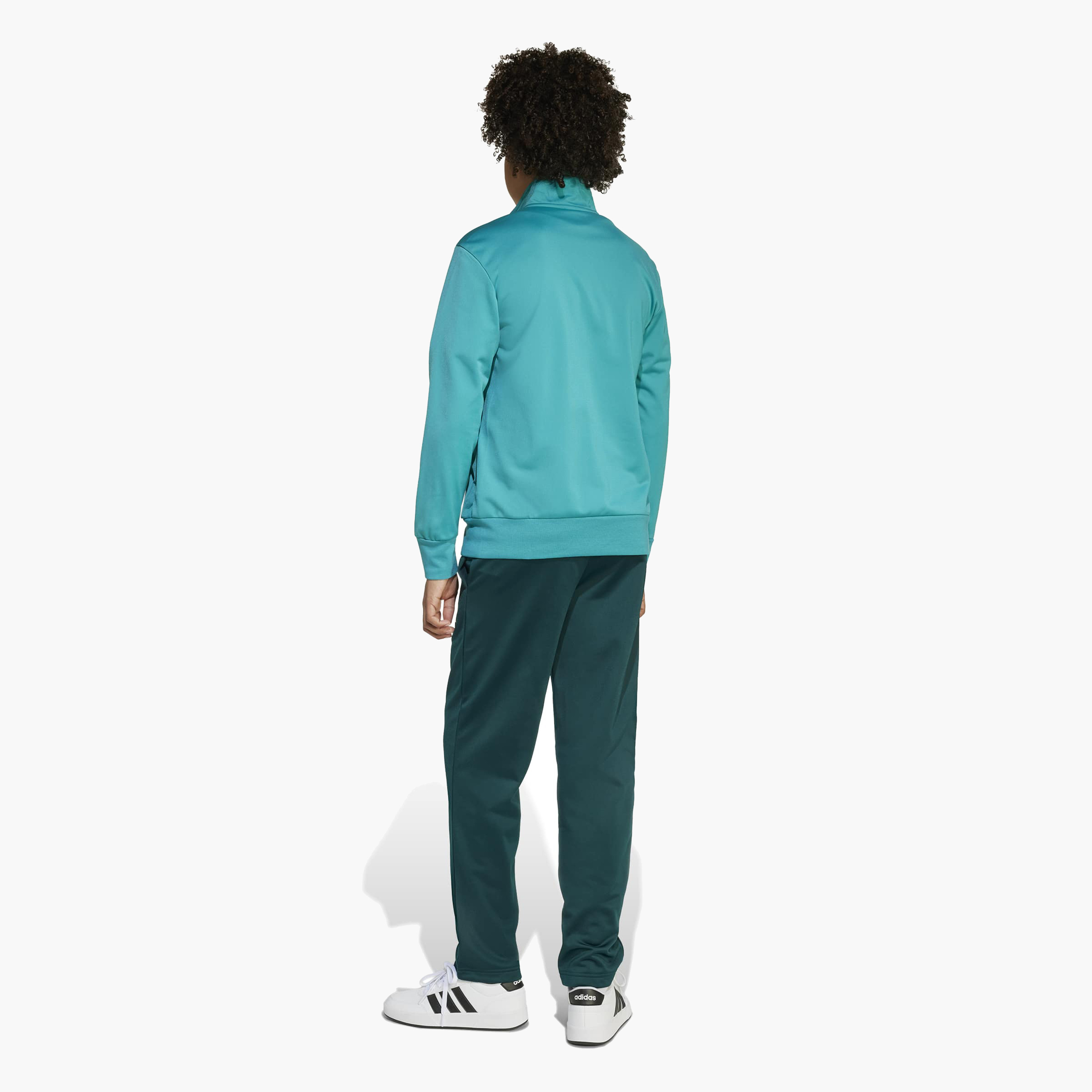 adidas Boys Jacket and Track Pants Set with Zip Closure - Long Sleeves - High Neck-boys-clothing-setsandcoords-image-3