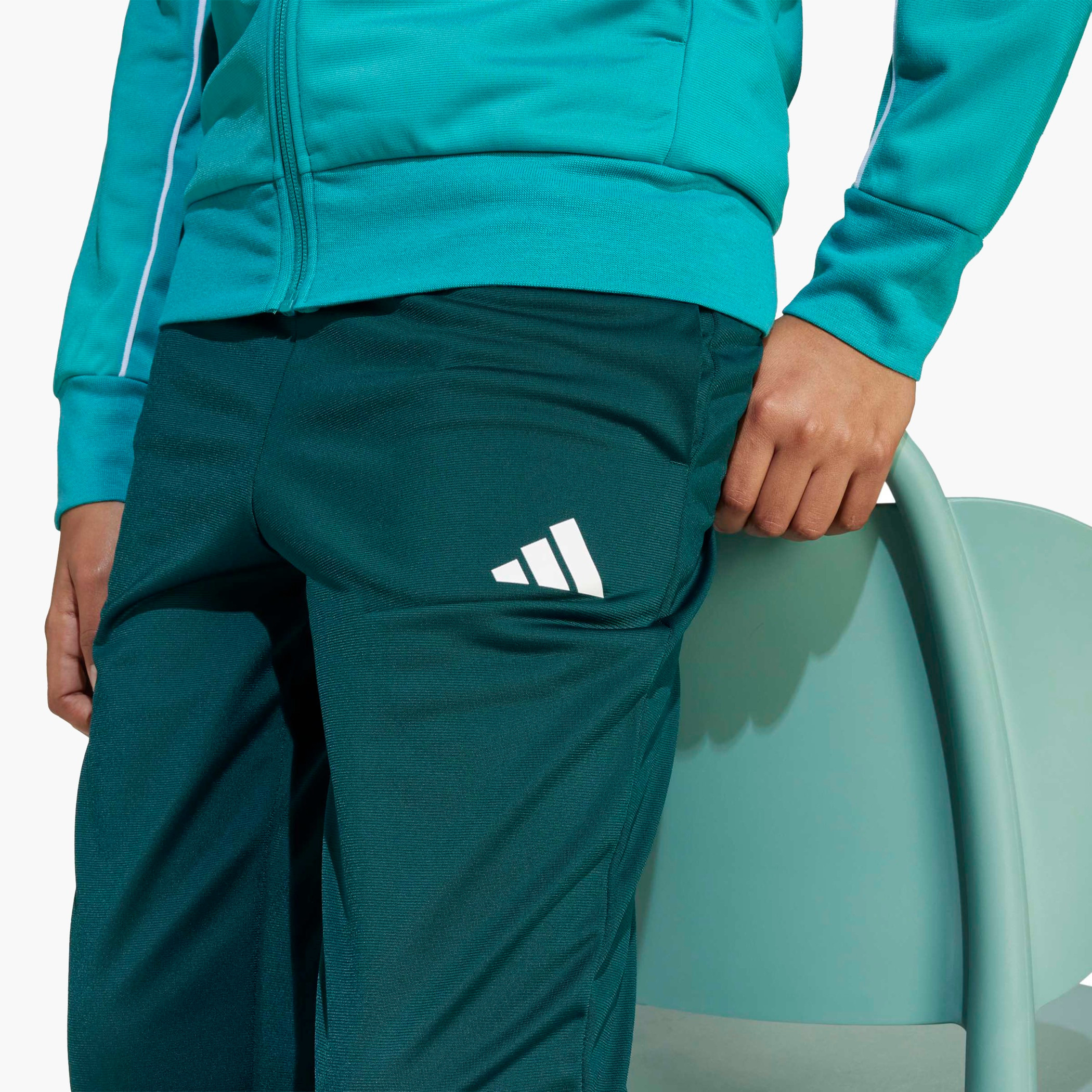 adidas Boys Jacket and Track Pants Set with Zip Closure - Long Sleeves - High Neck-boys-clothing-setsandcoords-image-6