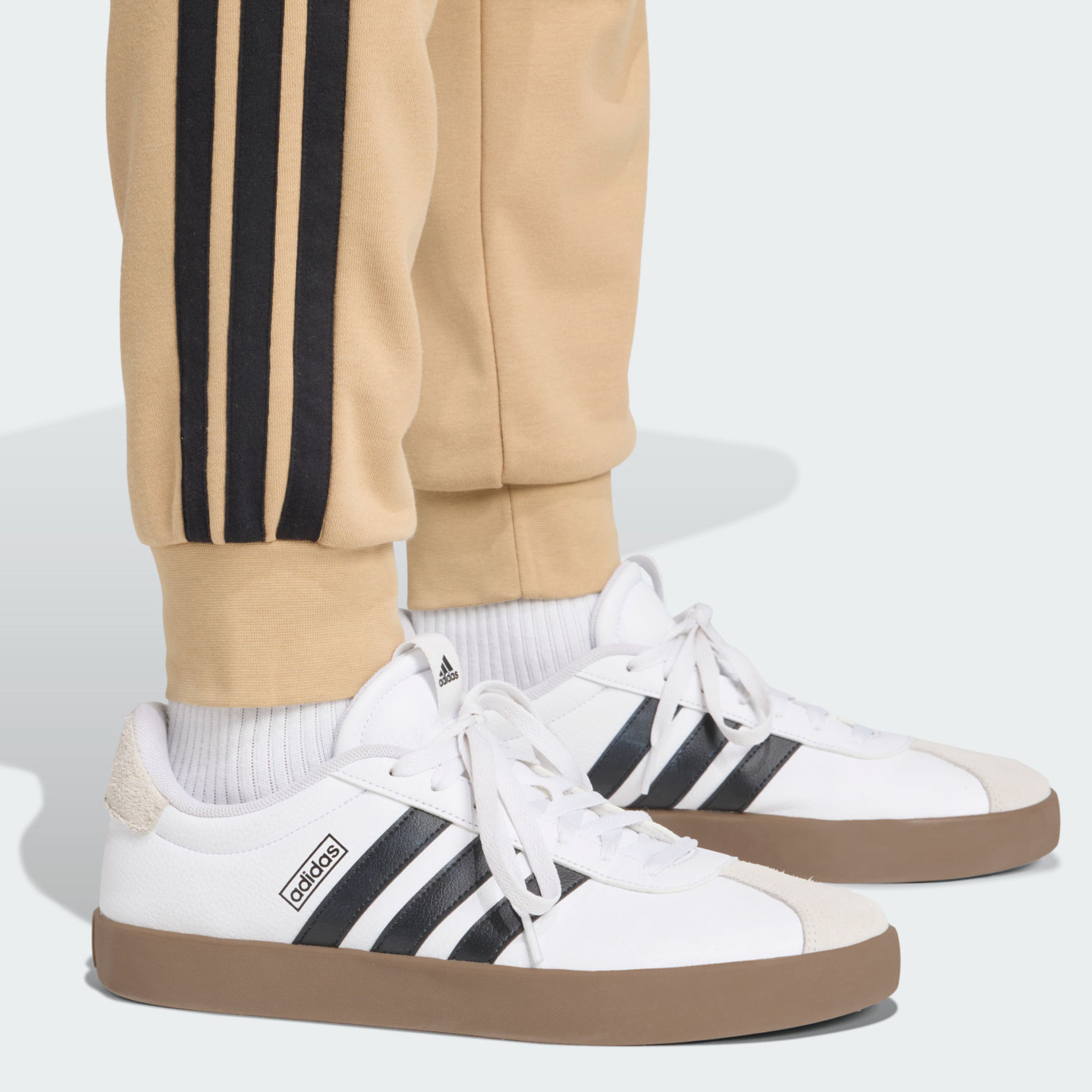 أديداس - بنطال رياضي رجالي اسينشال 3 خطوط تيري فرنسي JX0724 | OE-sports-men-clothing-bottoms-image-5