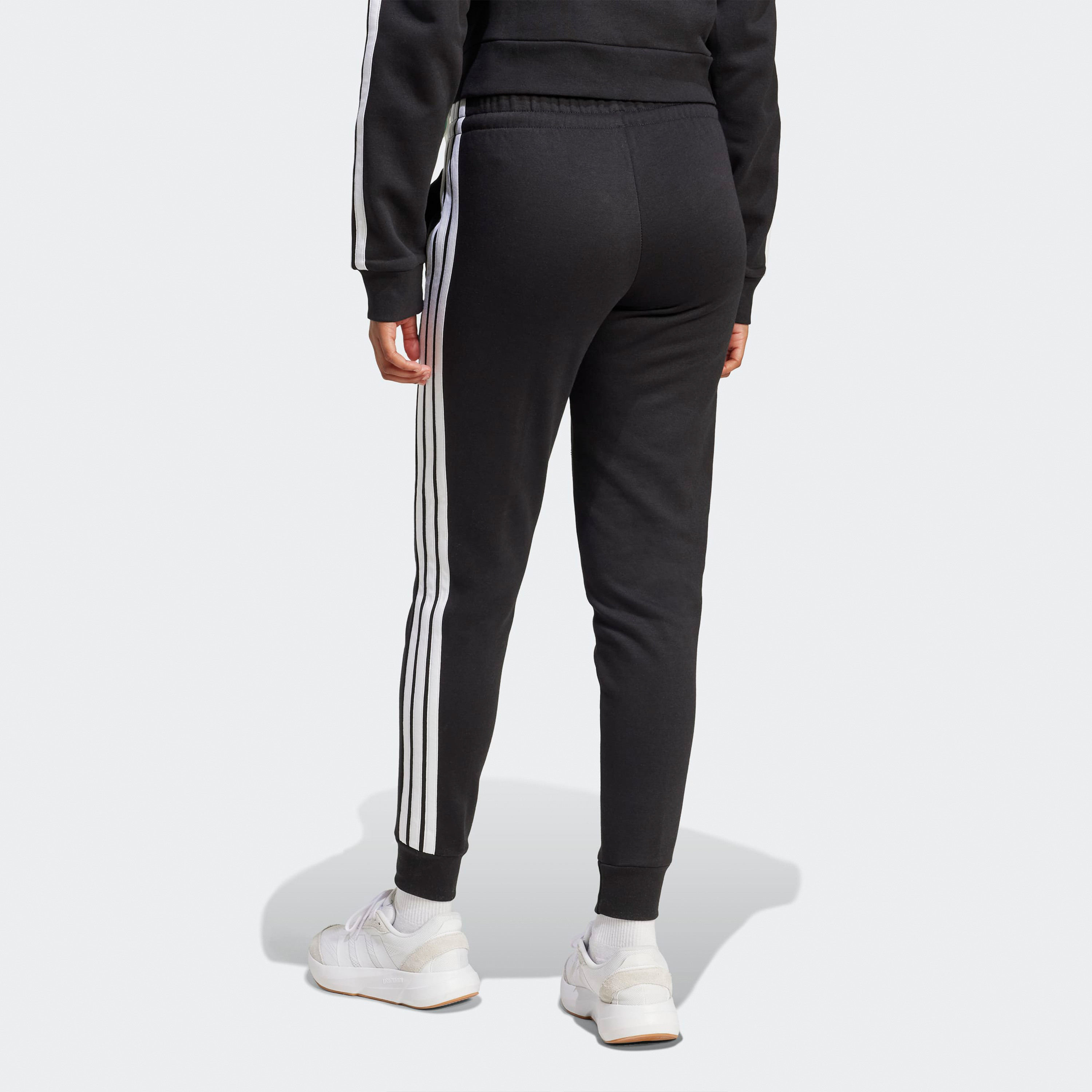 adidas Women Essentials 3-Stripes Fleece Slim Joggers-women-clothing-bottoms-joggers-image-3
