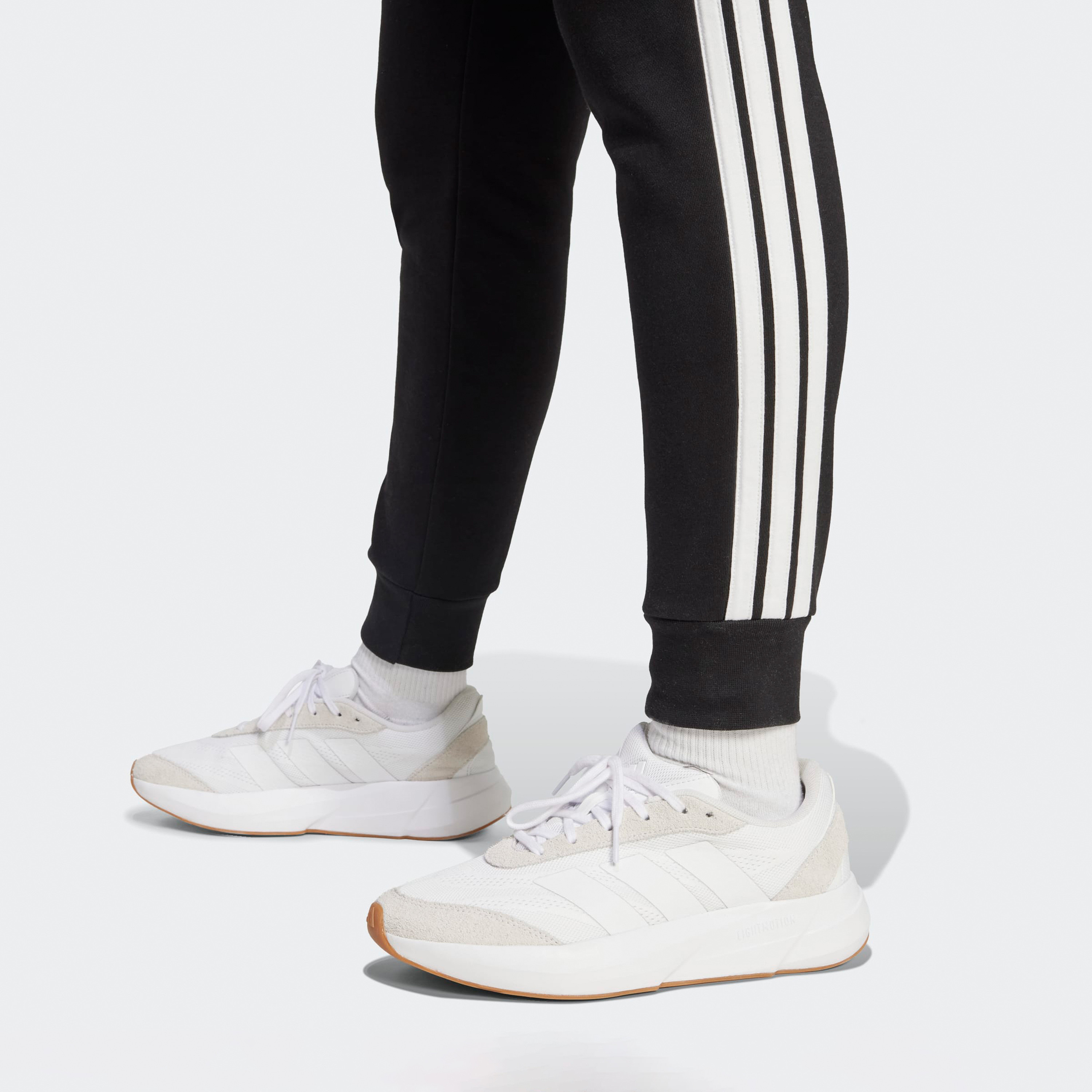 adidas Women Essentials 3-Stripes Fleece Slim Joggers-women-clothing-bottoms-joggers-image-5