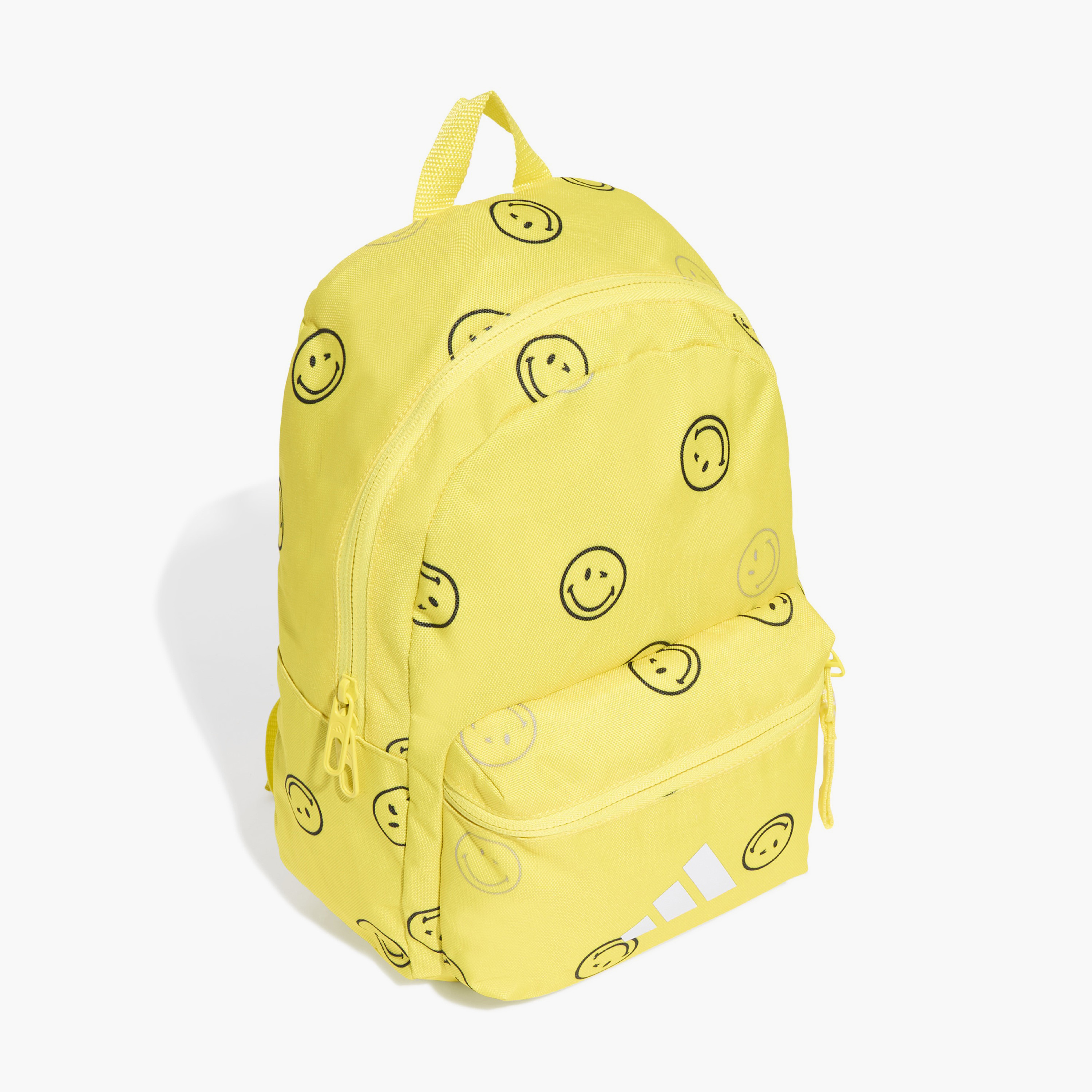 adidas Smiley Print School Backpack with Adjustable Shoulder Straps and Zip Closure - 11x25x34 cm-school-bagsandbackpacks-backpacks-image-2