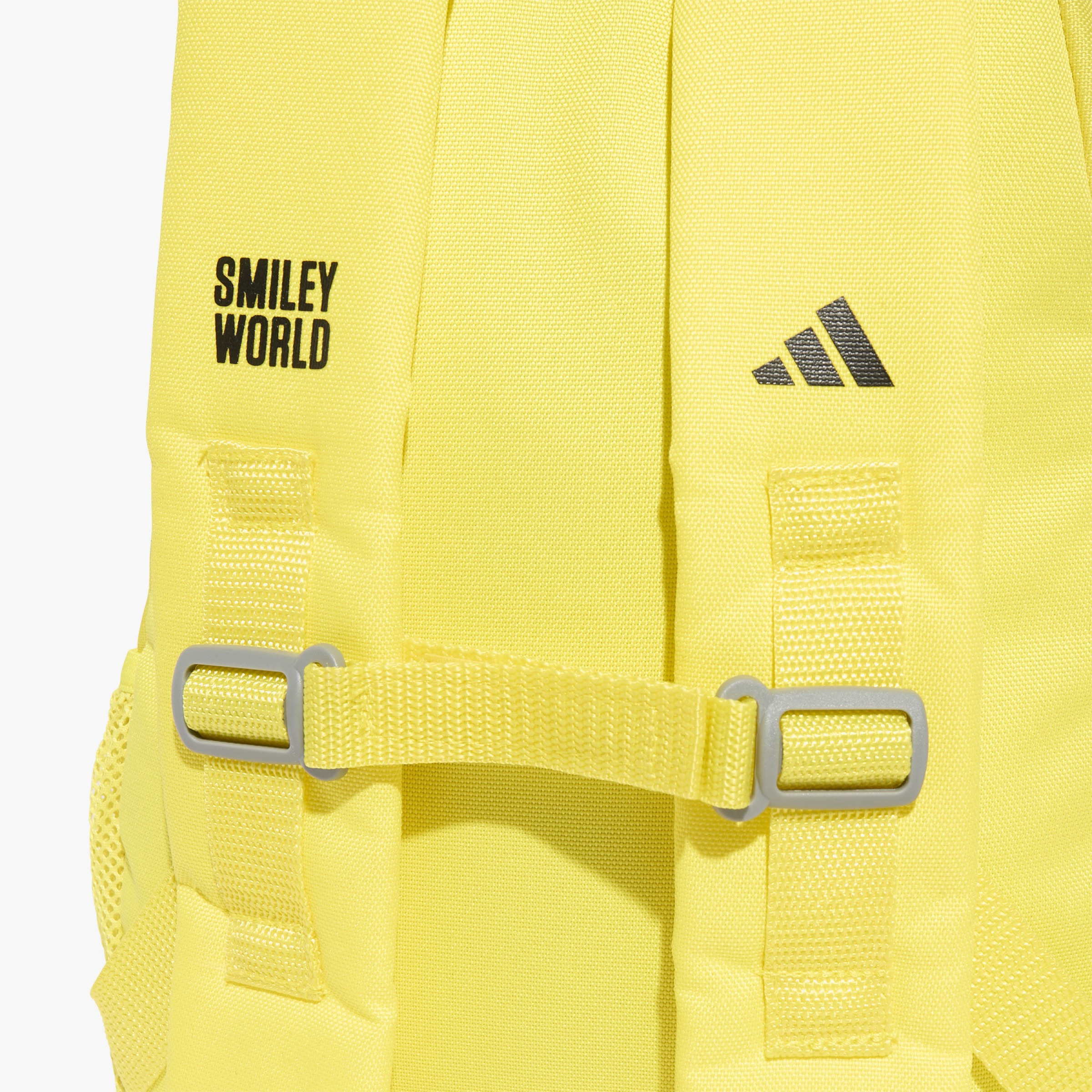 adidas Smiley Print School Backpack with Adjustable Shoulder Straps and Zip Closure - 11x25x34 cm-school-bagsandbackpacks-backpacks-image-5