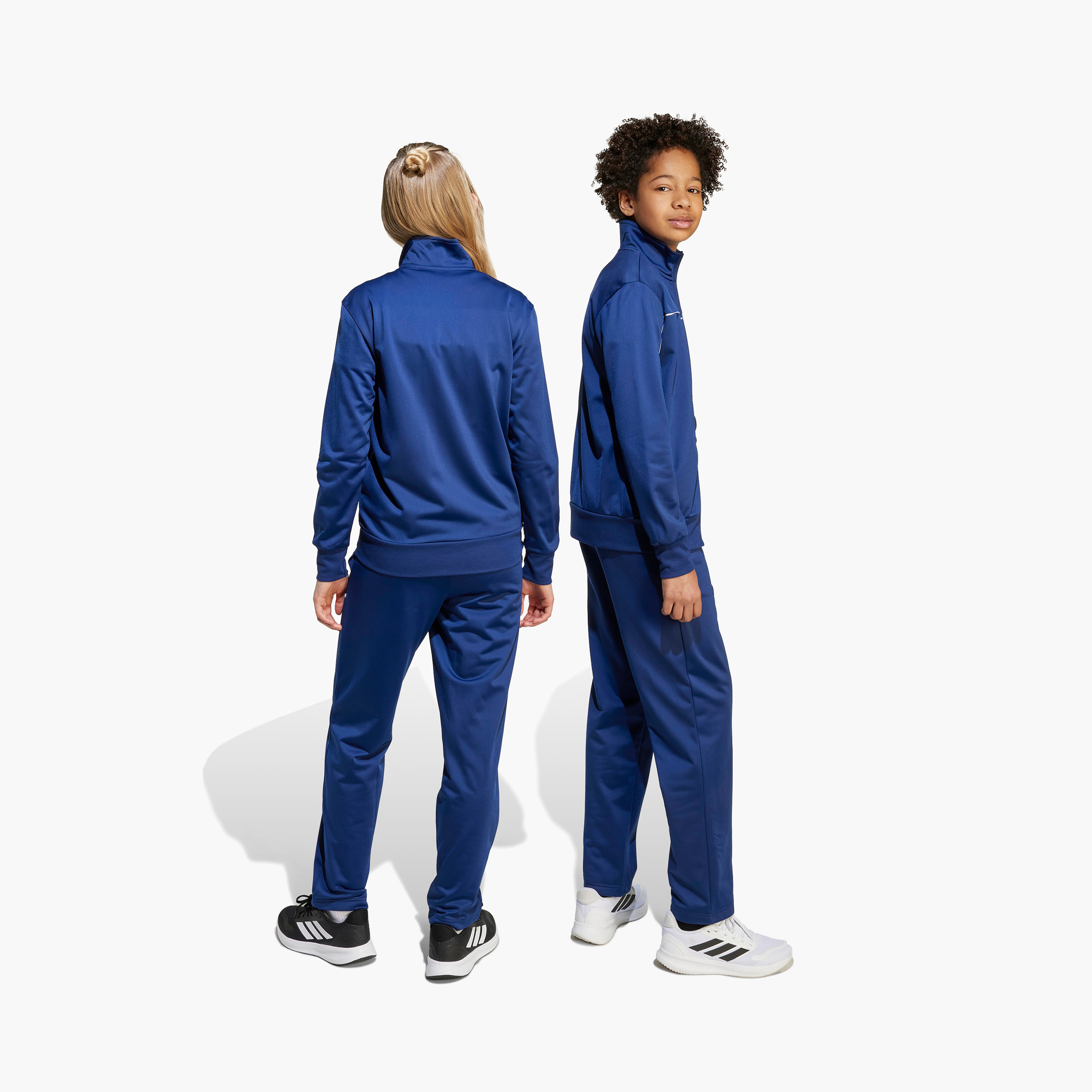 adidas Boys Jacket and Track Pants Set with Logo Print - Long Sleeves - High Neck-boys-clothing-setsandcoords-image-6