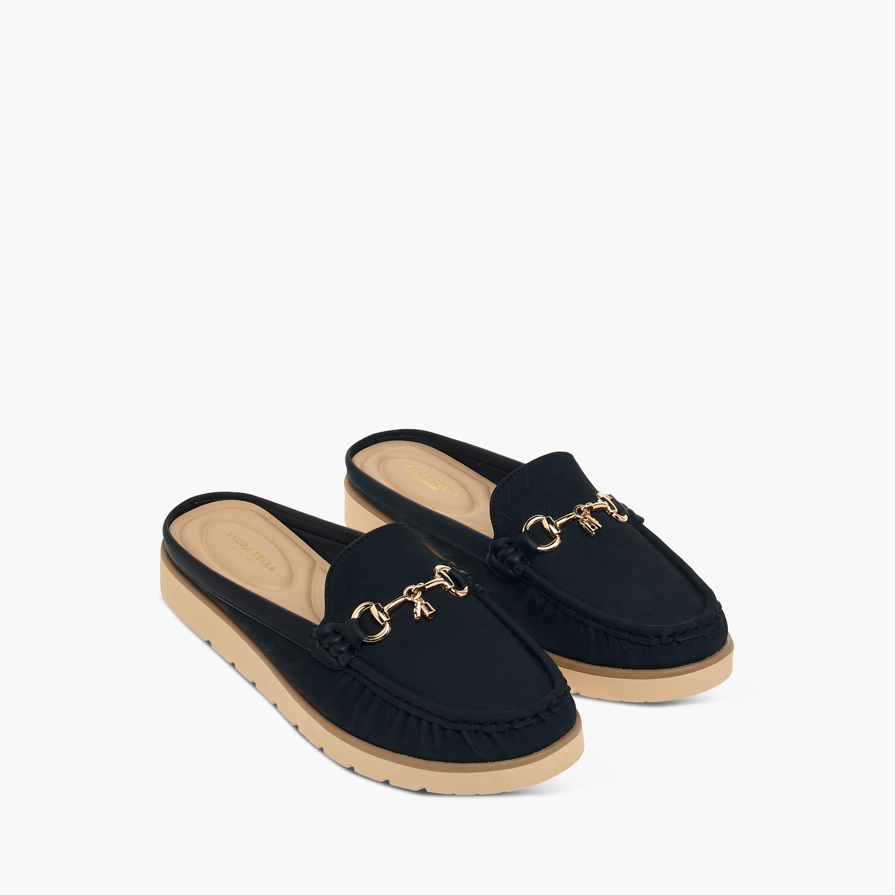 Flora Bella Metal Accent Slip-On Comfort Mules-women-shoes-flats-mules-image-1