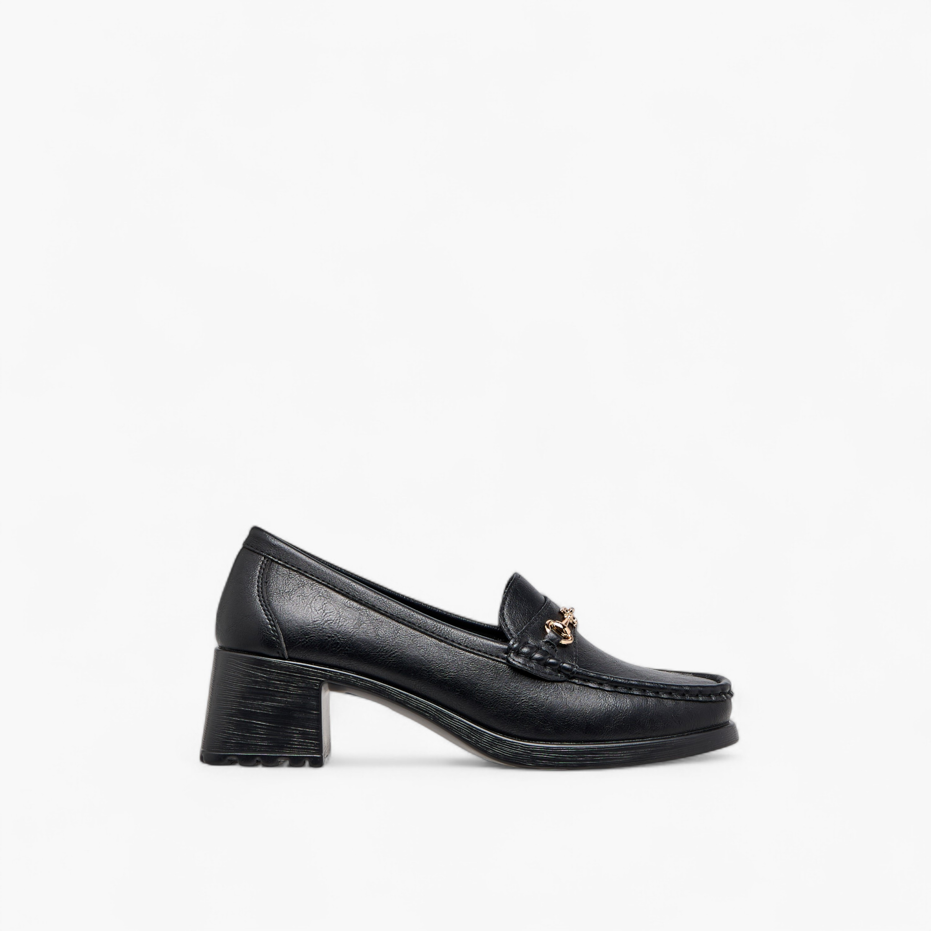 Flora Bella Metal Accent Slip-On Loafers with Block Heels-women-shoes-heels-image-3