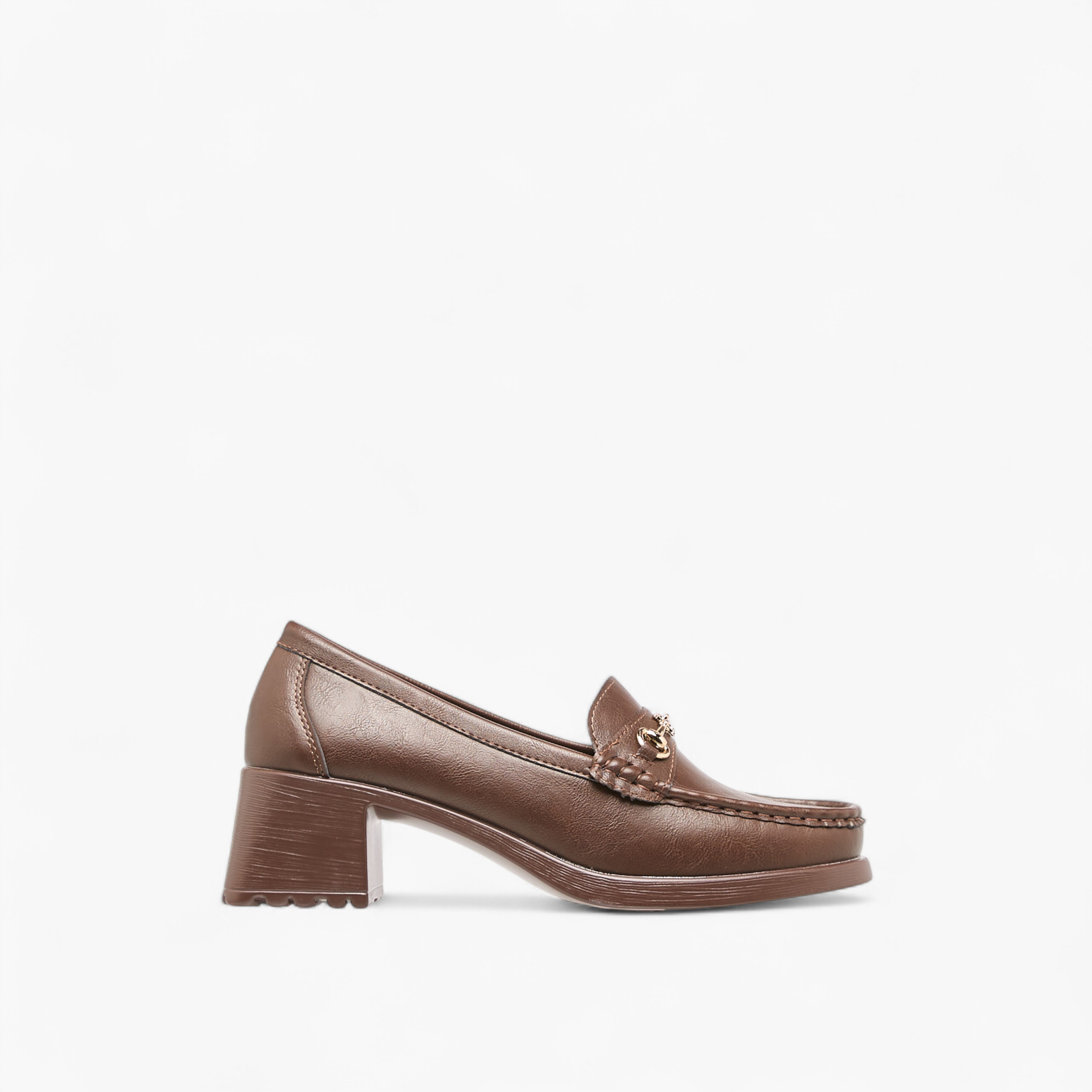 Flora Bella Metal Accent Slip-On Loafers with Block Heels-women-shoes-heels-image-3