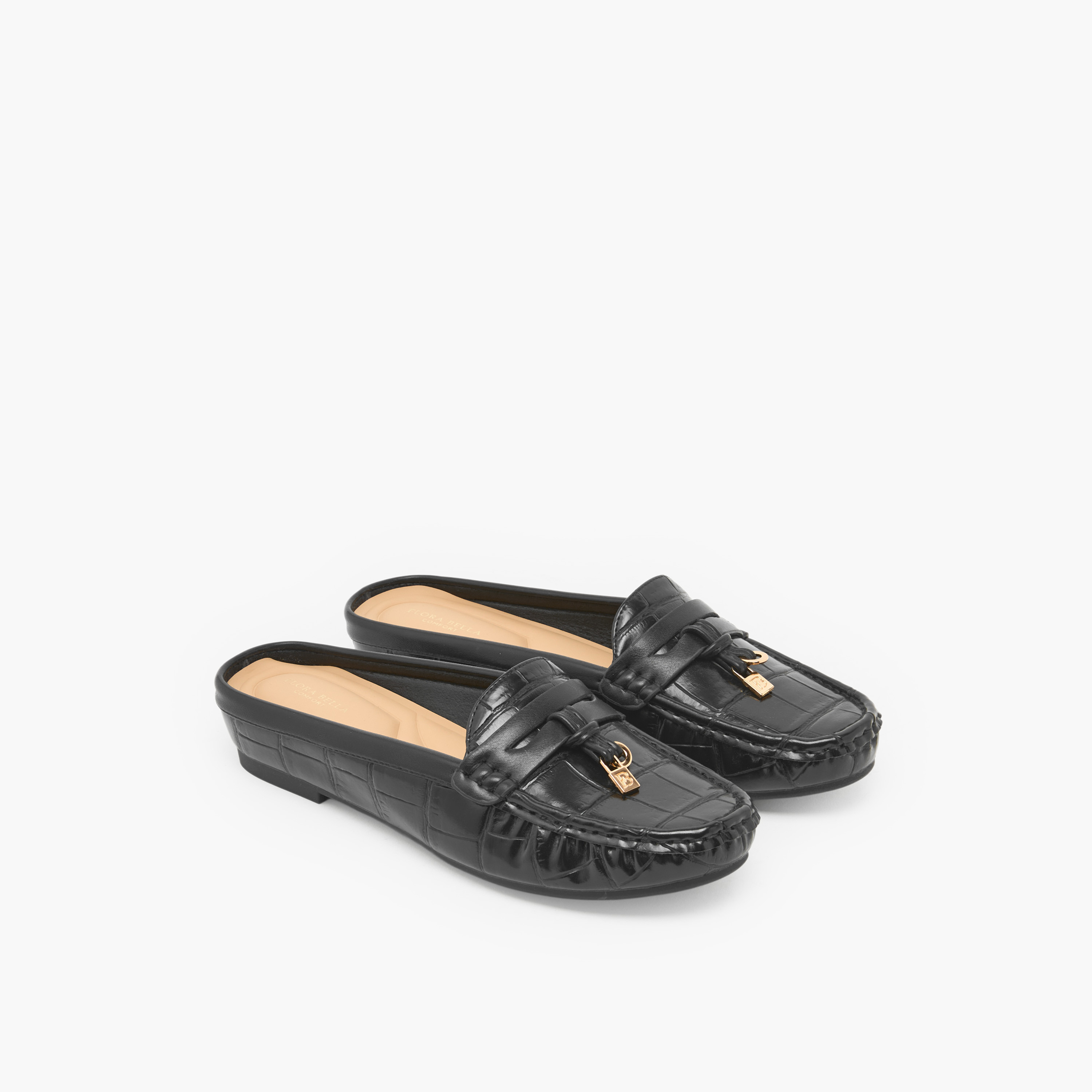 حذاء ميول سهل الارتداء للنساء من فلورا بيلا-women-shoes-flats-mules-image-1