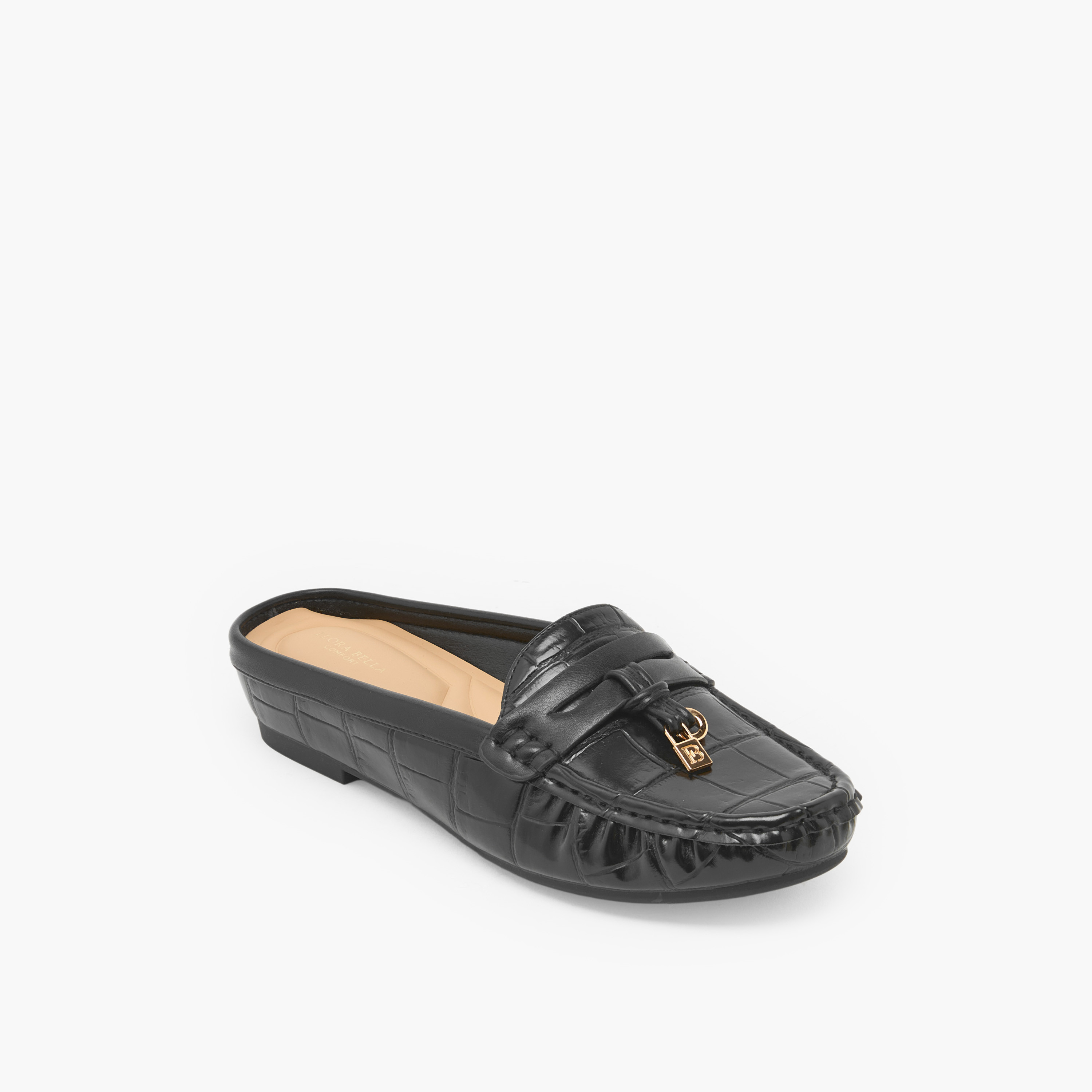 حذاء ميول سهل الارتداء للنساء من فلورا بيلا-women-shoes-flats-mules-image-2