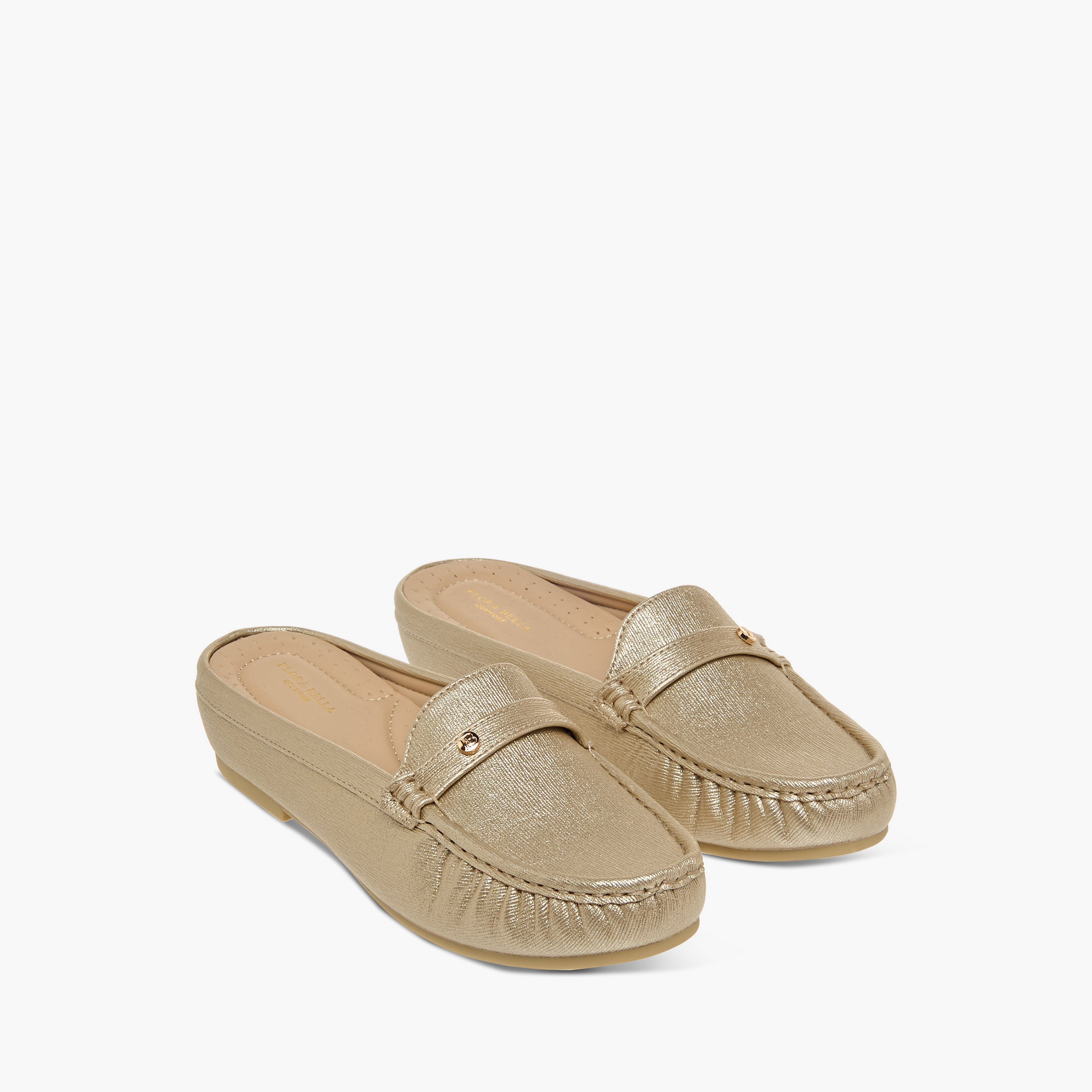 حذاء ميول مريح سهل الارتداء بارز الملمس من فلورا بيلا-women-shoes-flats-mules-image-1