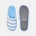 Striped Slip-On Bedroom Slippers-Men%27s Bedrooms Slippers-thumbnail-5