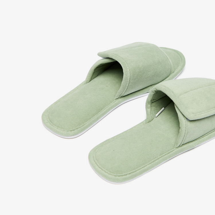 Solid Slip-On Slide Slippers