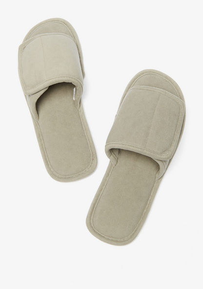 Solid Slip-On Slide Slippers