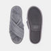 Plush Detail Cross Strap Bedroom Slippers-Men%27s Bedrooms Slippers-thumbnailMobile-5