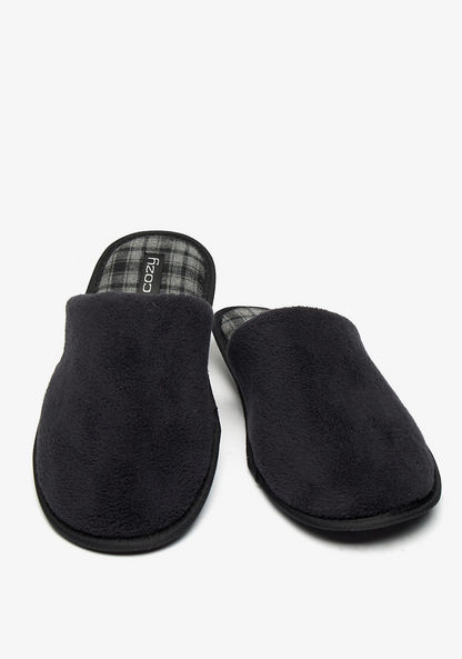 Cozy Solid Closed Toe Bedroom Slippers