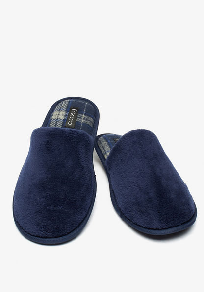Cozy Solid Closed Toe Bedroom Slippers-Men%27s Bedrooms Slippers-image-2