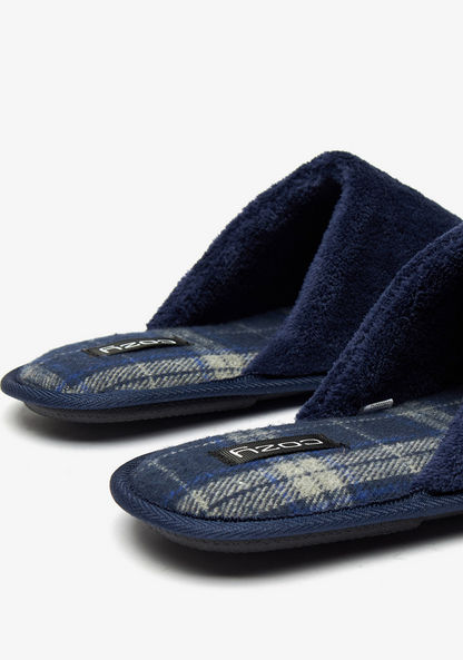 Cozy Solid Closed Toe Bedroom Slippers-Men%27s Bedrooms Slippers-image-3