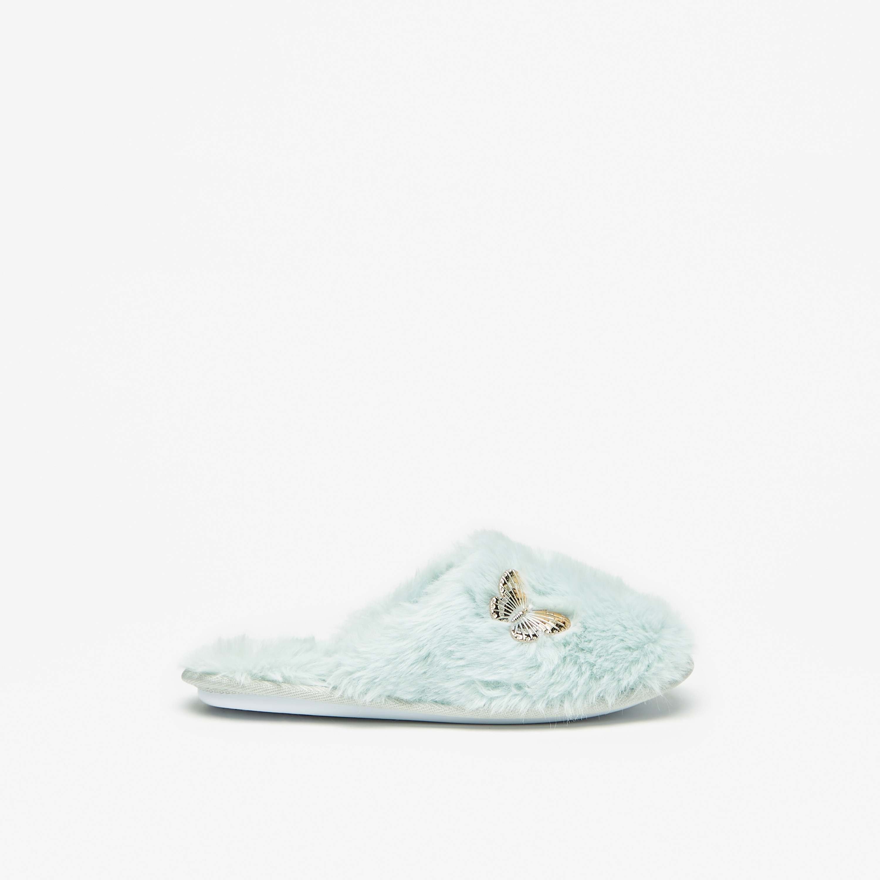 Cozy Butterfly Accent Mule Slip-On Bedroom Slippers-girls-shoes-flipflopsandslides-image-8