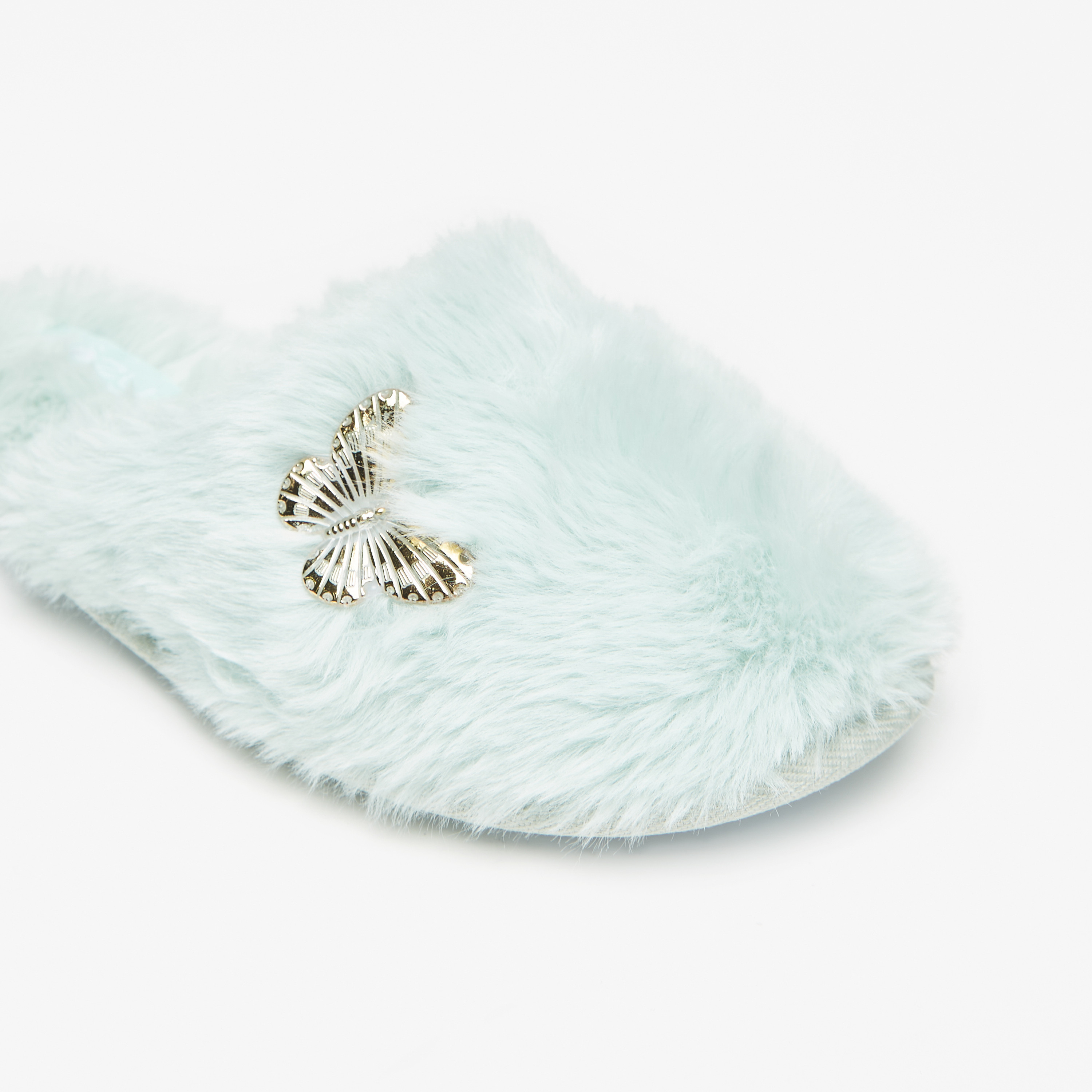 Cozy Butterfly Accent Mule Slip-On Bedroom Slippers-girls-shoes-flipflopsandslides-image-10
