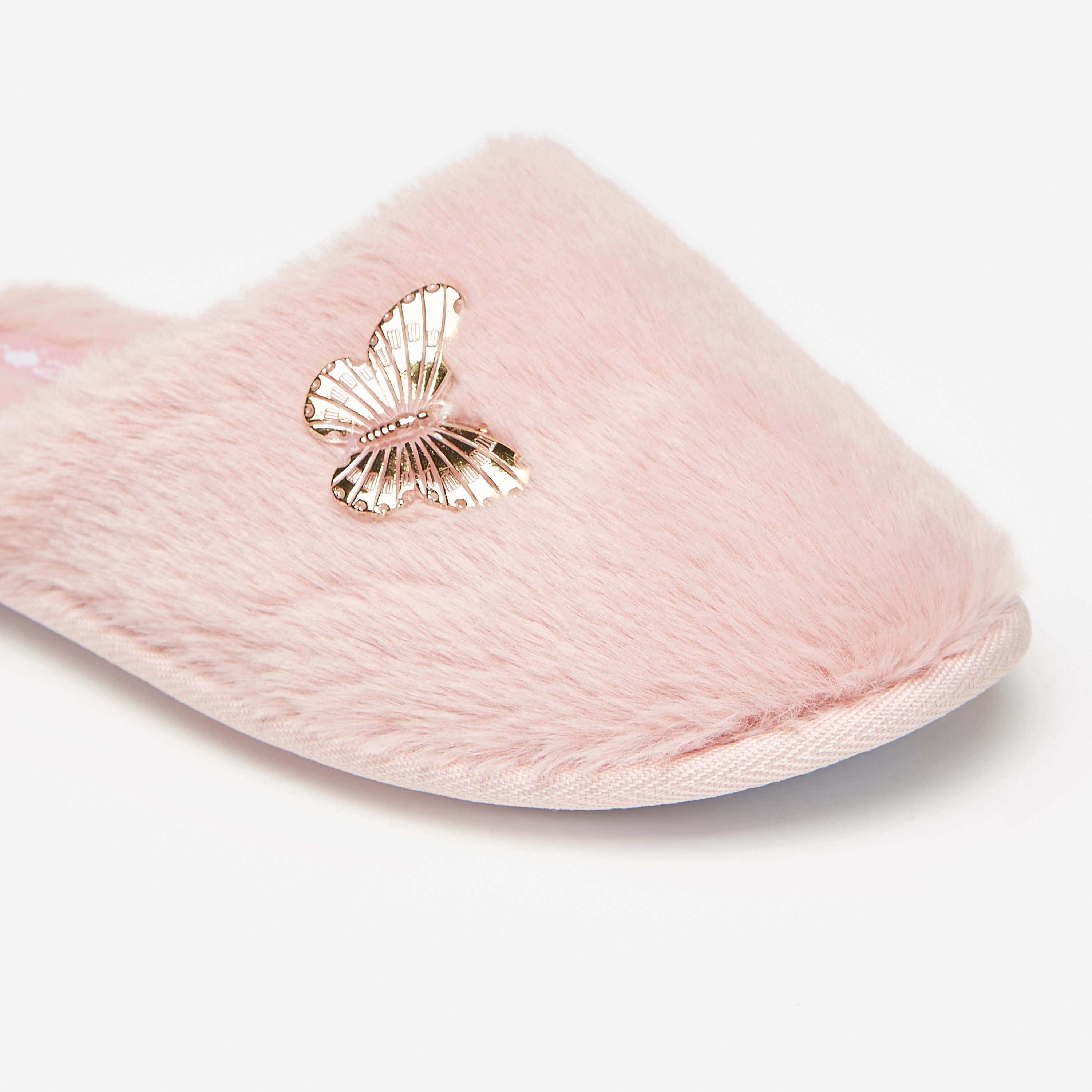 Cozy Butterfly Accent Mule Slip-On Bedroom Slippers-girls-shoes-flipflopsandslides-image-5
