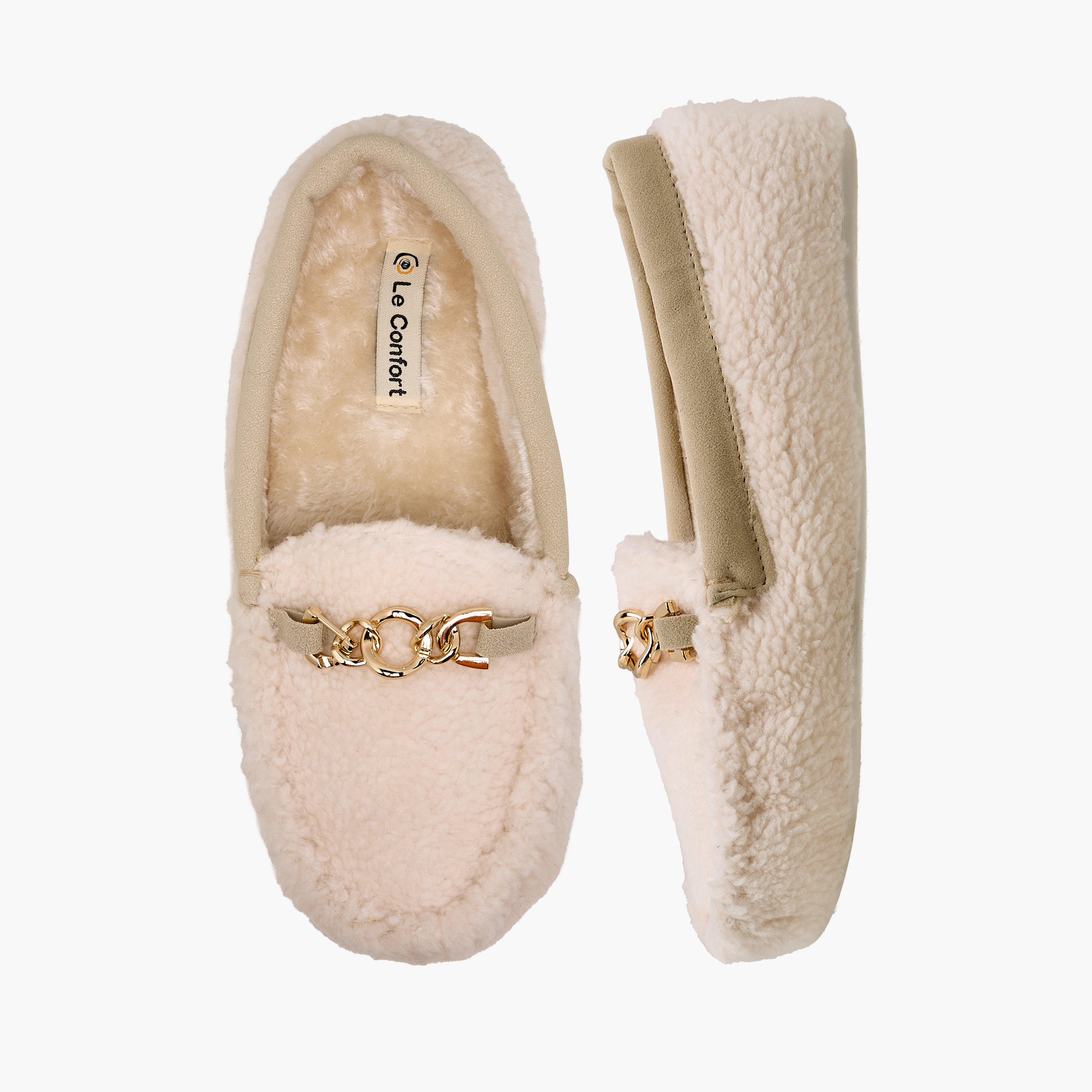 شبشب غرفة نوم مخملي للنساء من لو كونفورت-women-shoes-bedroomslippers-image-1