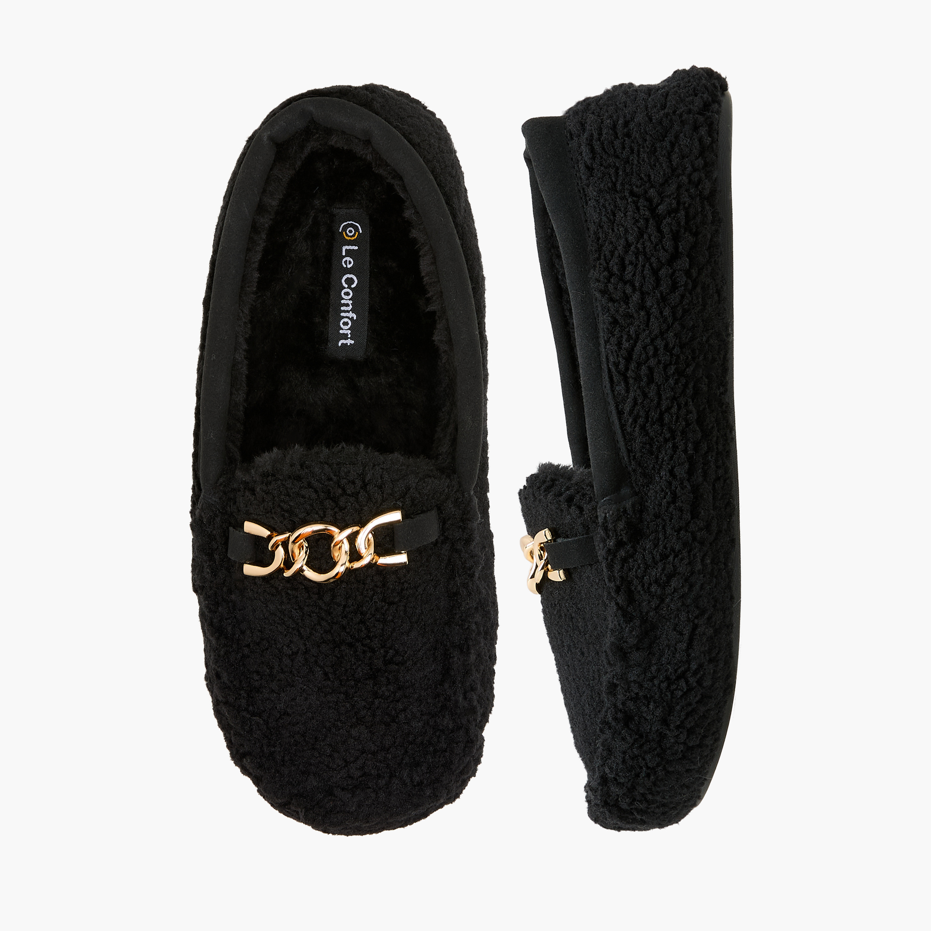 Le Confort Women Plush Bedroom Slippers-women-shoes-bedroomslippers-image-1