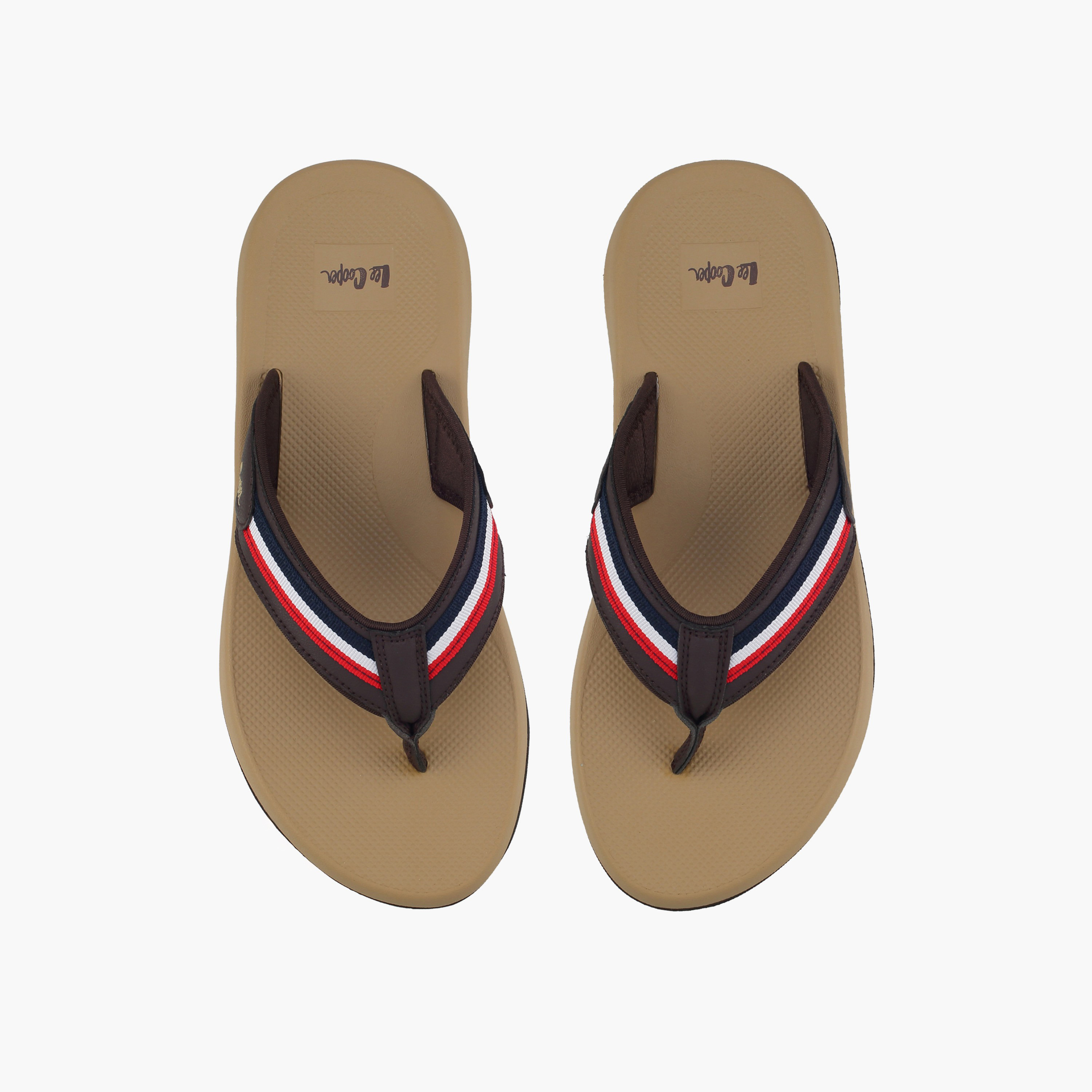 شبشب فليب فلوب مقلم للرجال من لي كوبر-men-shoes-flipflopsandslides-image-1
