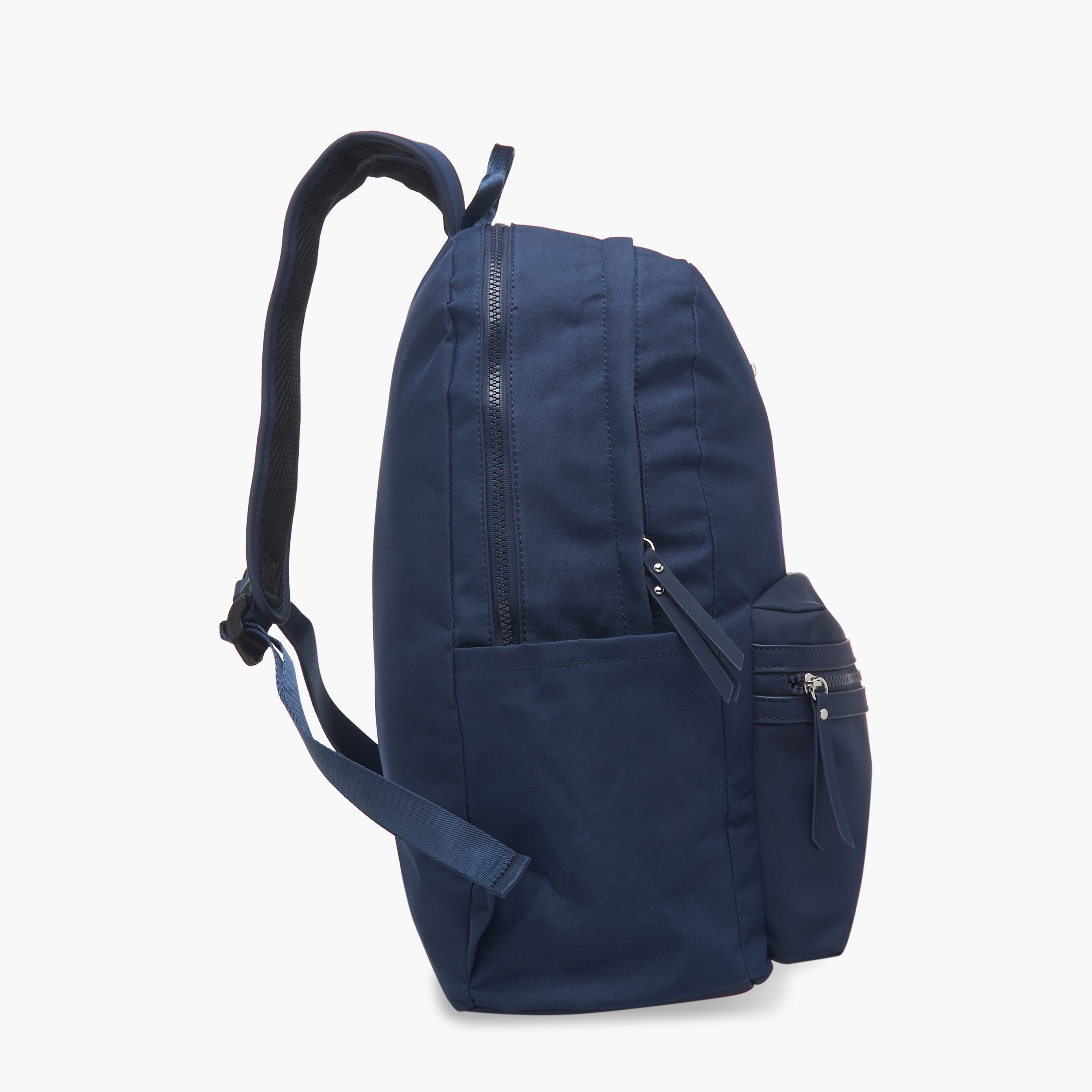 Oaklan by Shoexpress Logo Applique Backpack with Adjustable Straps and Zip Closure - 32x16x43 cm-women-bagsandwallets-backpacks-image-11