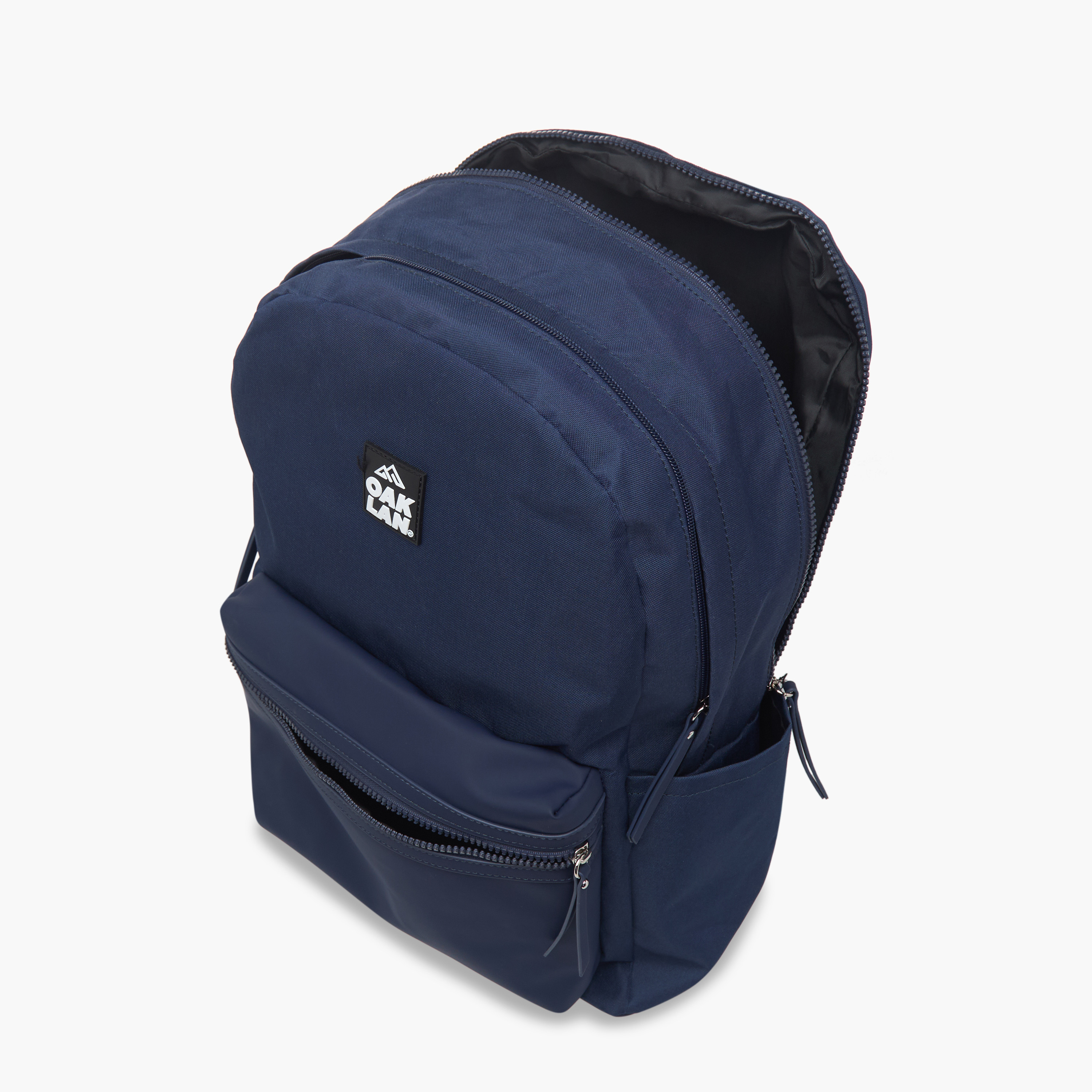 Oaklan by Shoexpress Logo Applique Backpack with Adjustable Straps and Zip Closure - 32x16x43 cm-women-bagsandwallets-backpacks-image-9