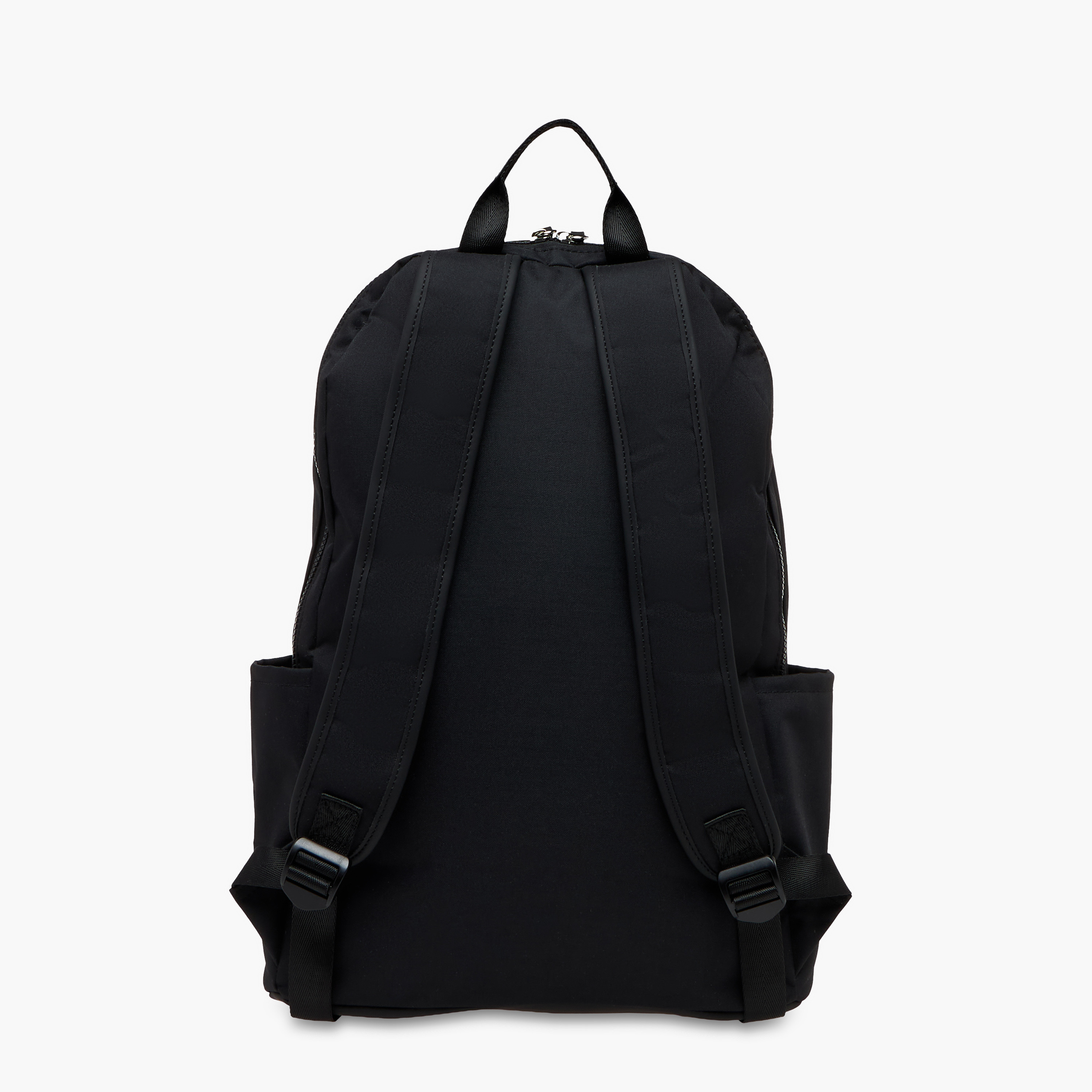 Oaklan by Shoexpress Logo Applique Backpack with Adjustable Straps and Zip Closure - 32x16x43 cm-men-bags-image-3
