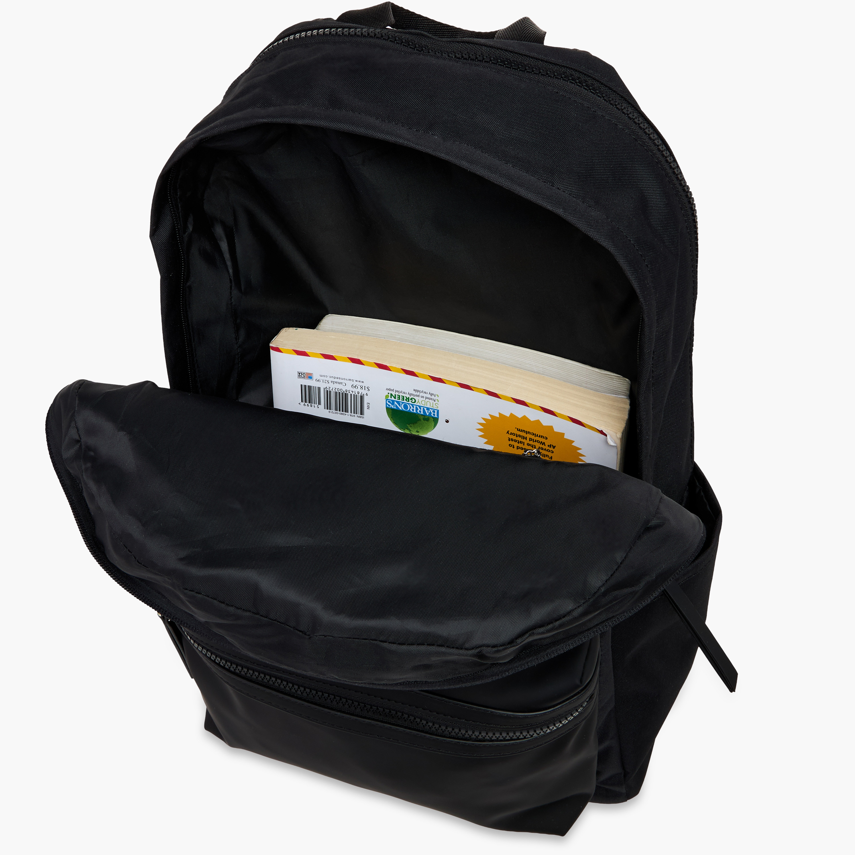 Oaklan by Shoexpress Logo Applique Backpack with Adjustable Straps and Zip Closure - 32x16x43 cm-men-bags-image-7