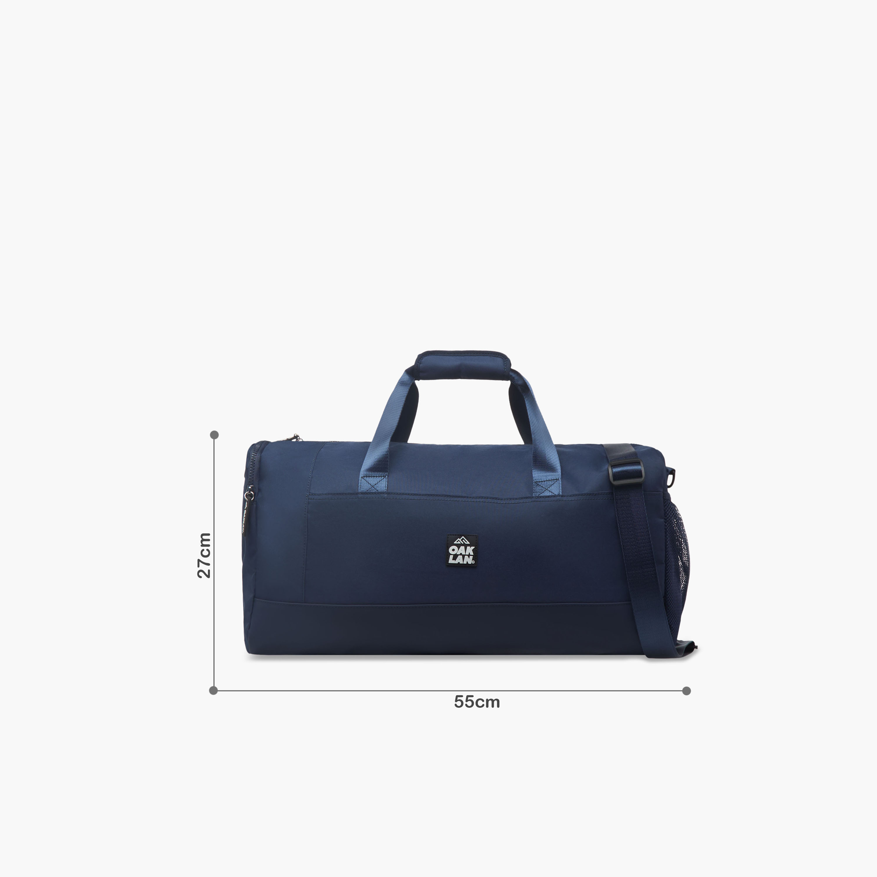 شنطة دافل سادة بمقابض مزدوجة وسحاب إغلاق من أوكلان من شو إكسبريس-women-bagsandwallets-handbags-image-2