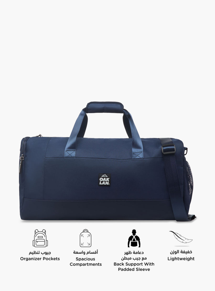 شنطة دافل سادة بمقابض مزدوجة وسحاب إغلاق من أوكلان من شو إكسبريس-women-bagsandwallets-handbags-image-3