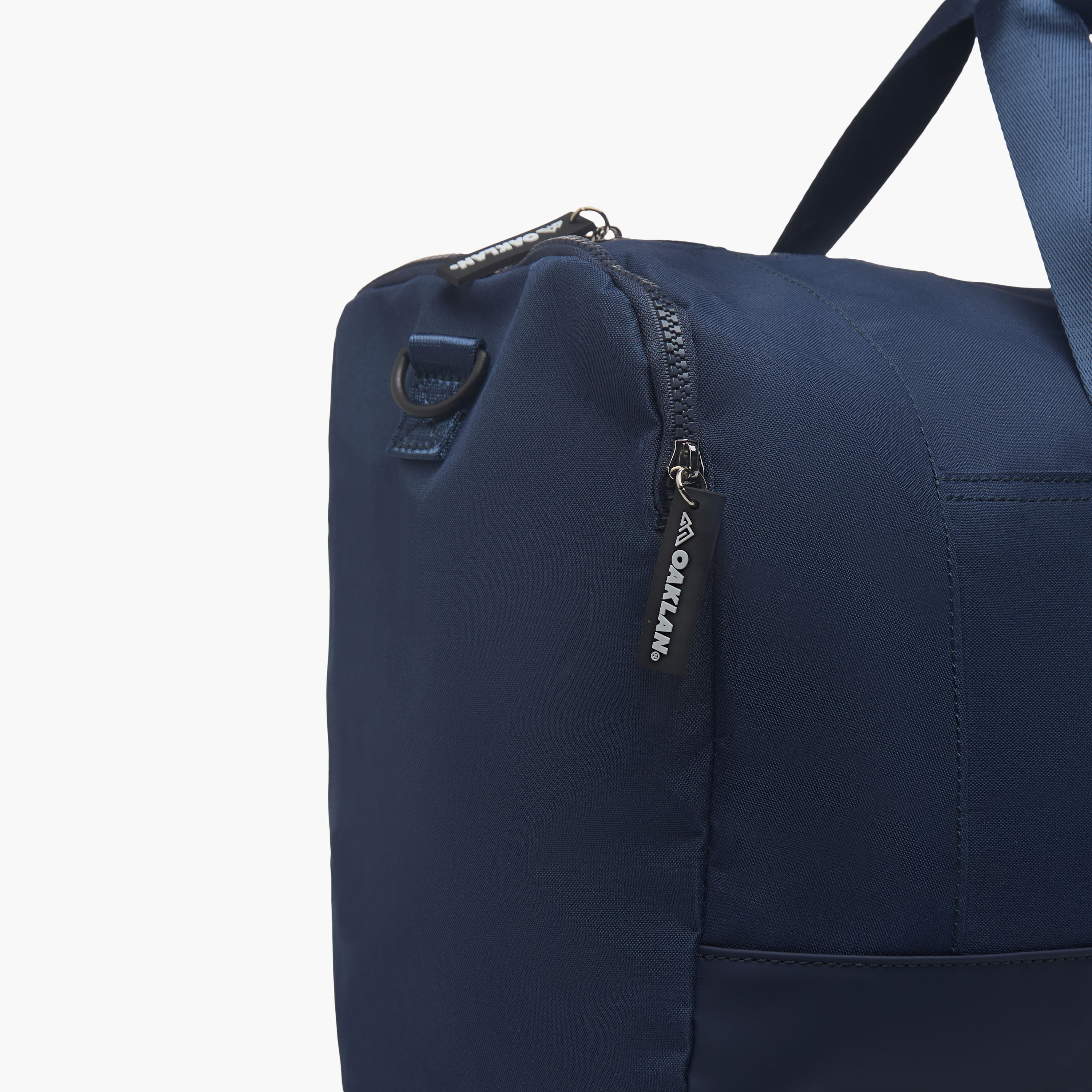 شنطة دافل سادة بمقابض مزدوجة وسحاب إغلاق من أوكلان من شو إكسبريس-women-bagsandwallets-handbags-image-6