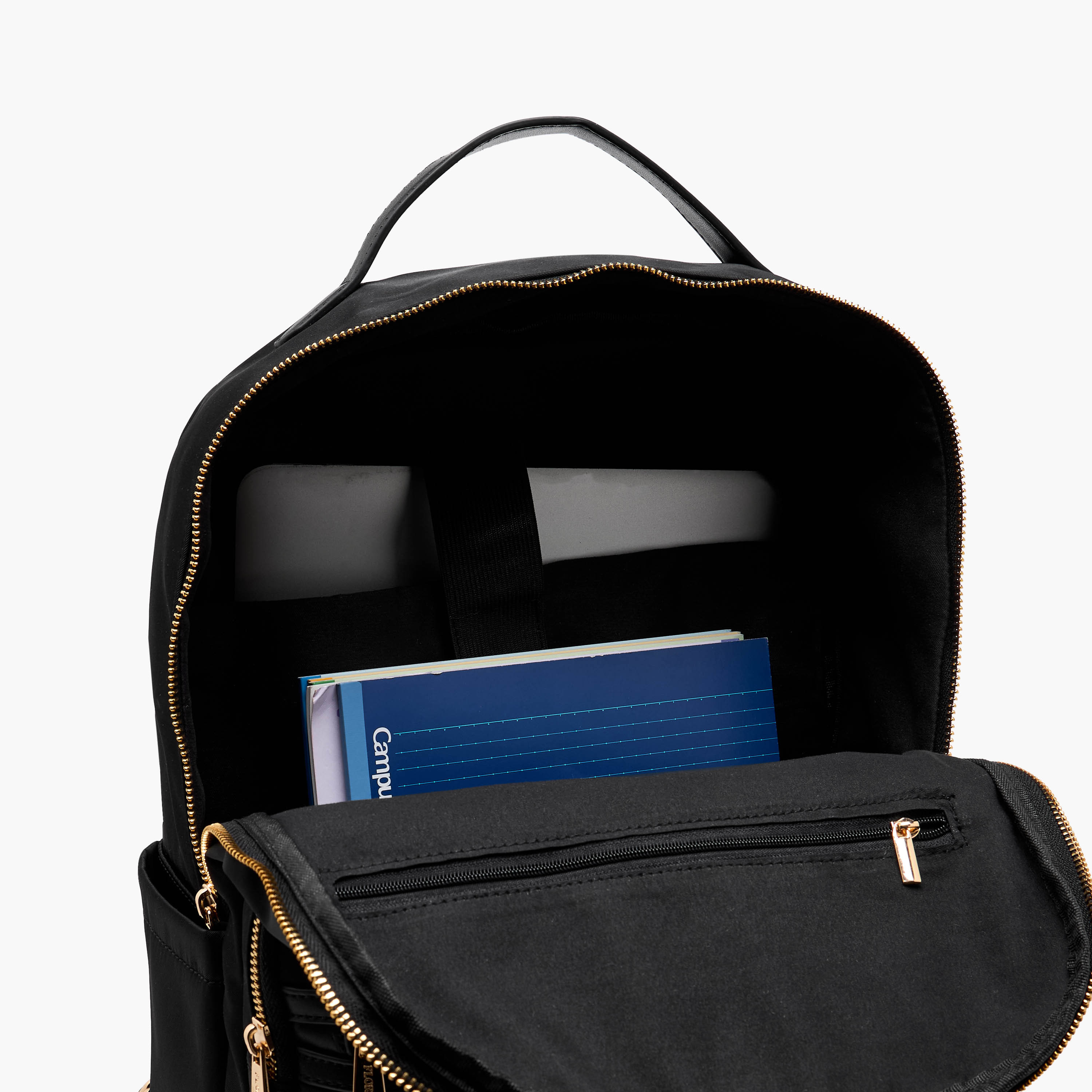 Flora Bella Solid Backpack with Adjustable Straps and Zip Closure - 13x29x38 cm-men-bags-image-10