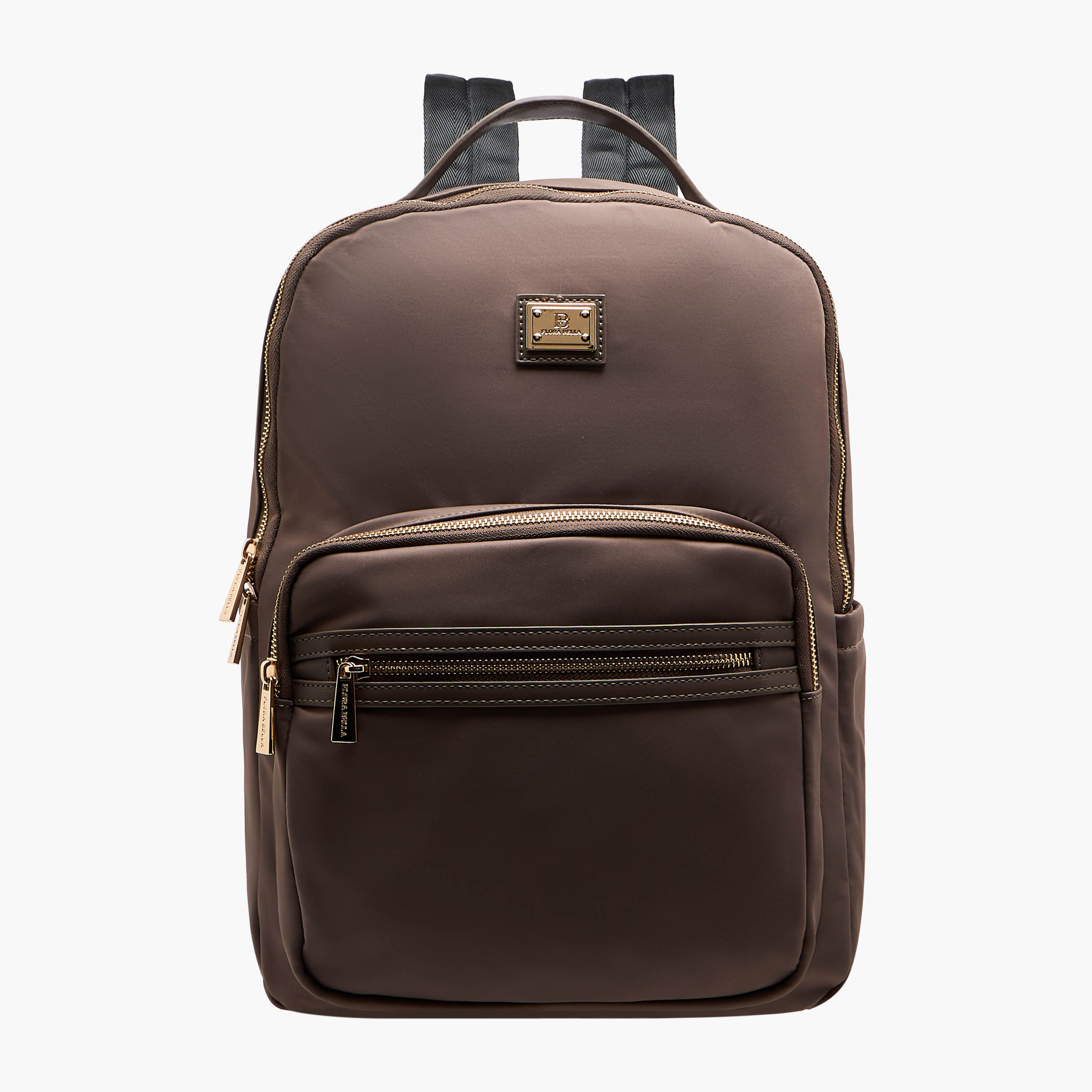 Flora Bella Solid Backpack with Adjustable Straps and Zip Closure - 13x29x38 cm-men-bags-image-1