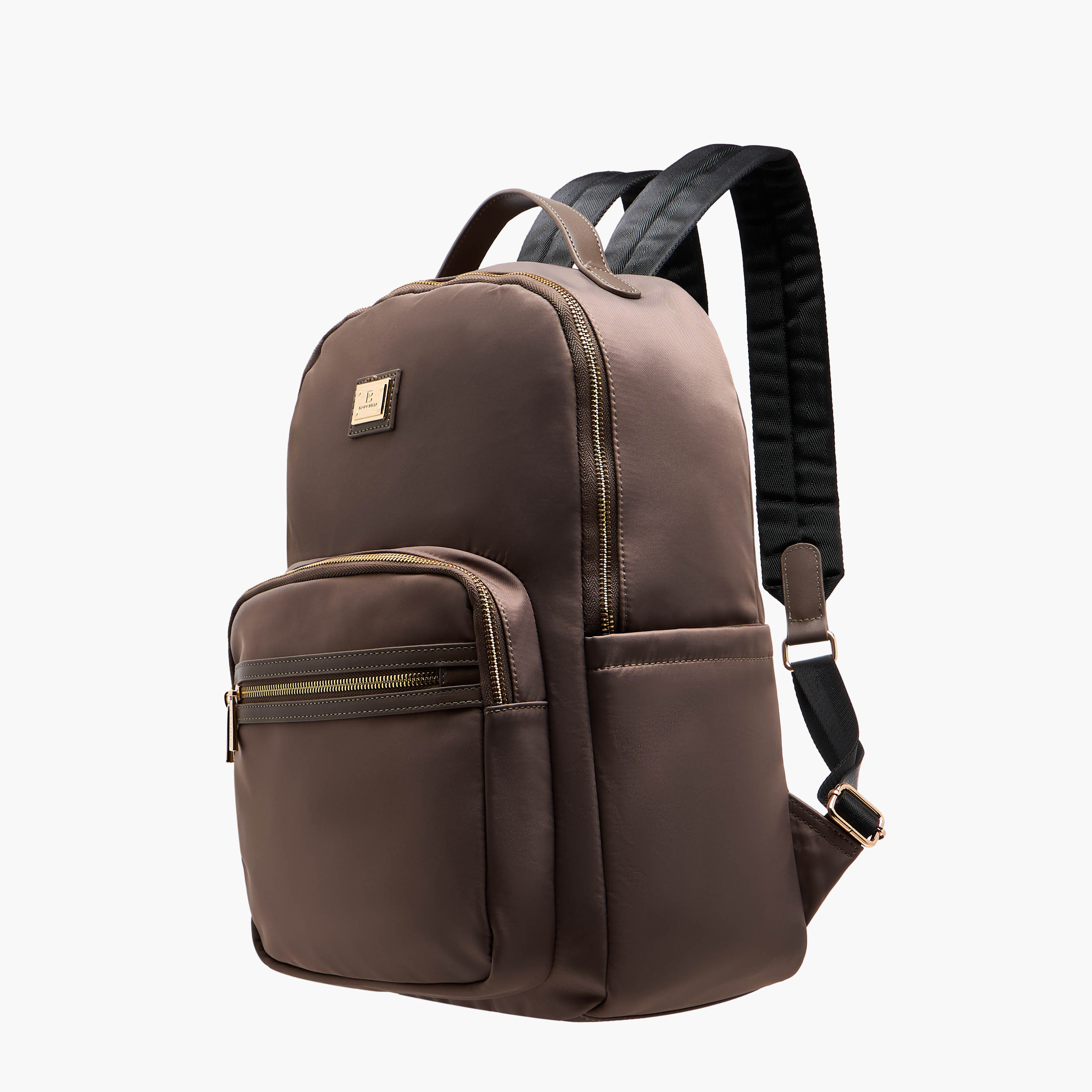 Flora Bella Solid Backpack with Adjustable Straps and Zip Closure - 13x29x38 cm-men-bags-image-2