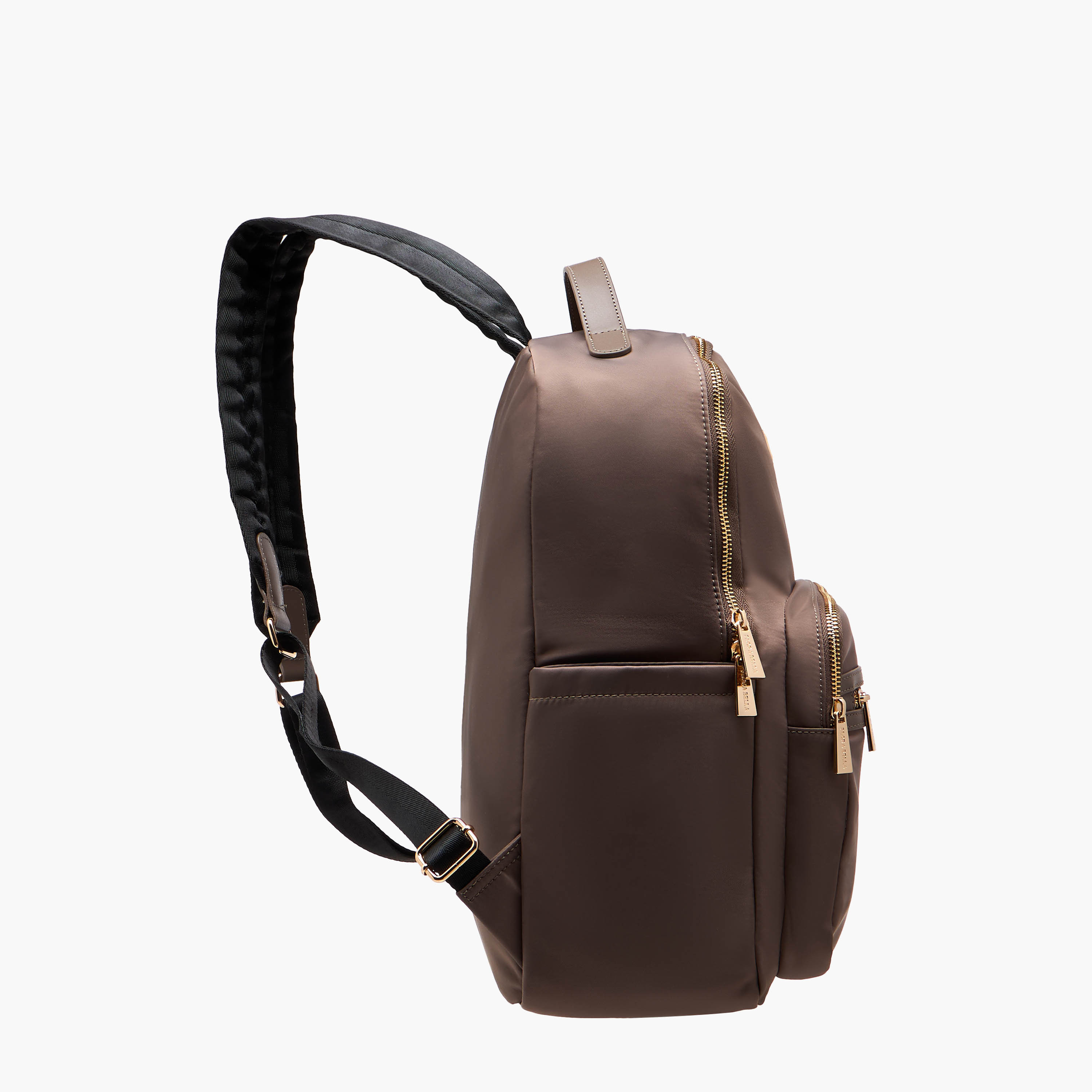 Flora Bella Solid Backpack with Adjustable Straps and Zip Closure - 13x29x38 cm-men-bags-image-3